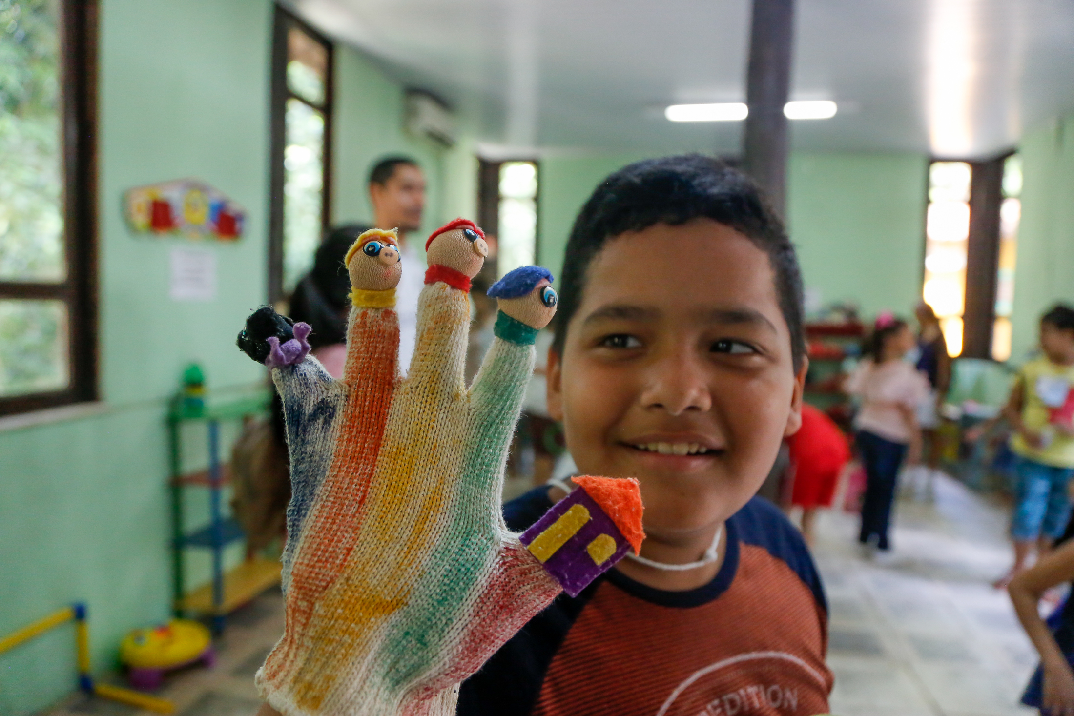 Crianças do residencial Viver Primavera participam de programação especial no Bosque