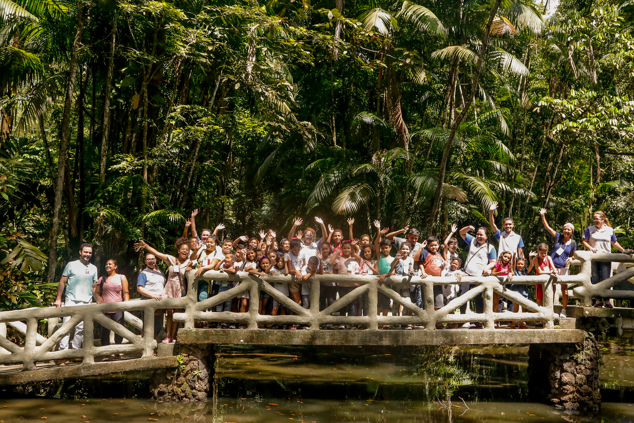 Crianças do residencial Viver Primavera participam de programação especial no Bosque