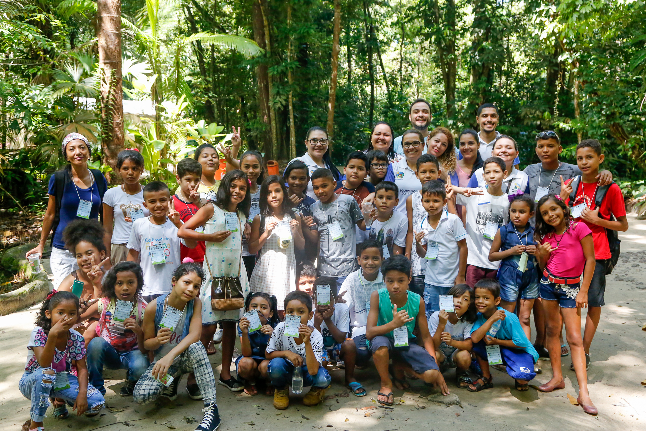 Crianças do residencial Viver Primavera participam de programação especial no Bosque
