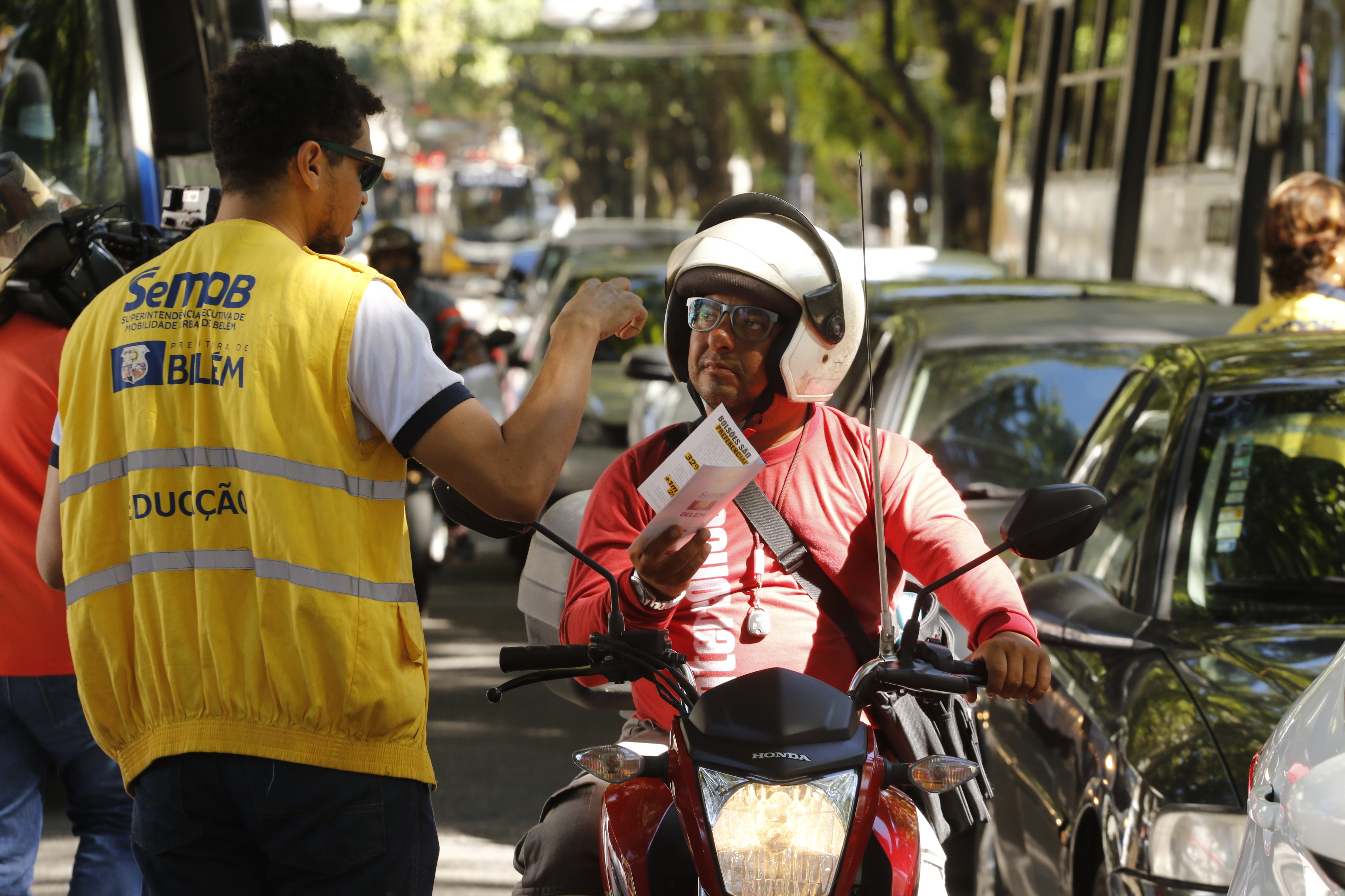 Ação educativa alerta para cuidados no trânsito no mês de julho