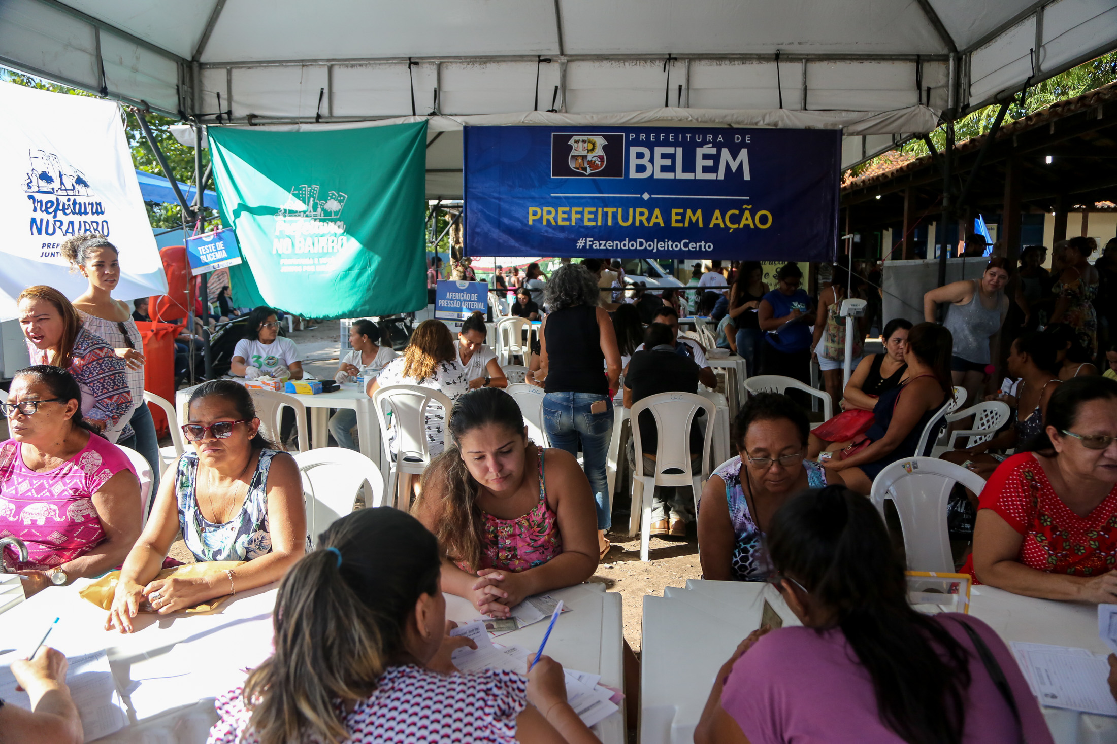 Prefeitura no Bairro se encerra no Benguí e Mangueirão com mais de 15 mil atendimentos