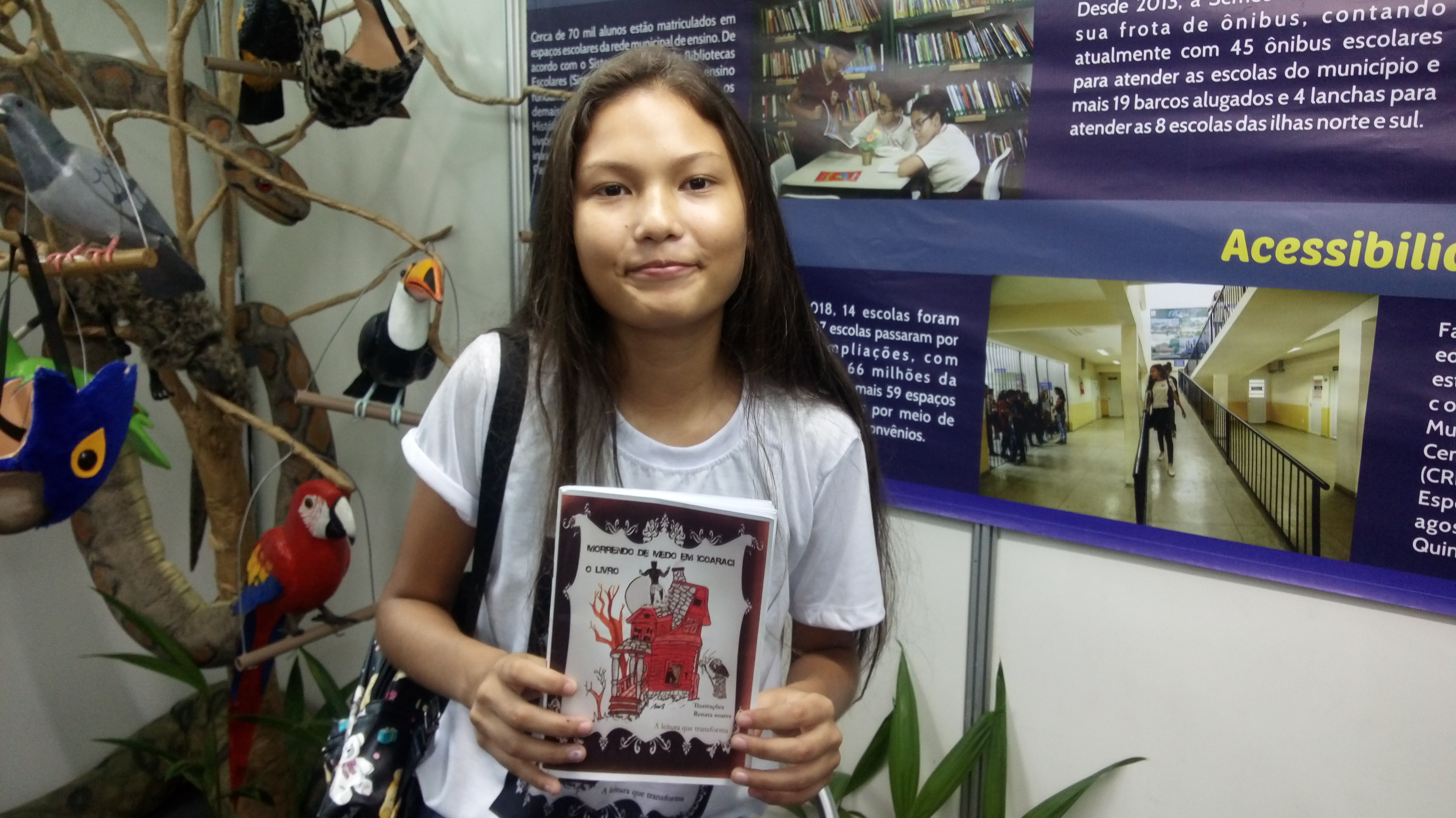 Projeto "Leitura que transforma" apresenta estudantes escritores na 23ª Feira do Livro