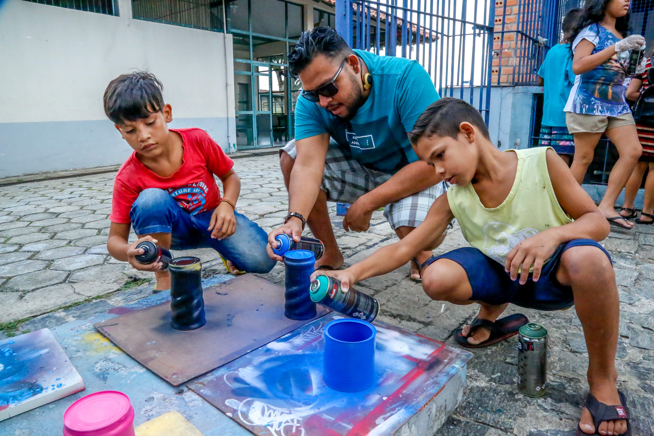 Comunidade da Vila da Barca recebe oficinas patrocinadas pela Fumbel 