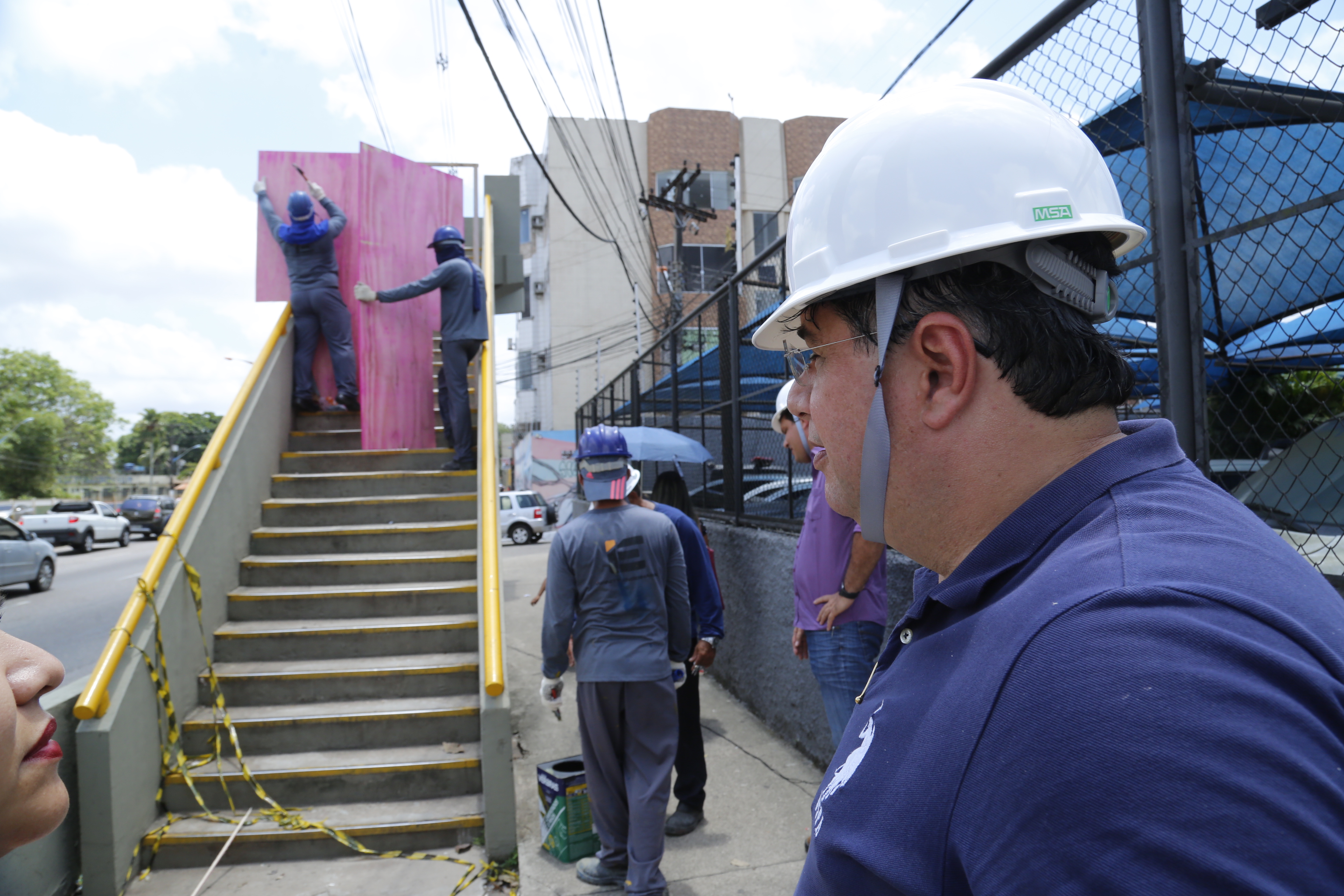 Prefeitura de Belém avalia estrutura da passarela da Almirante Barroso