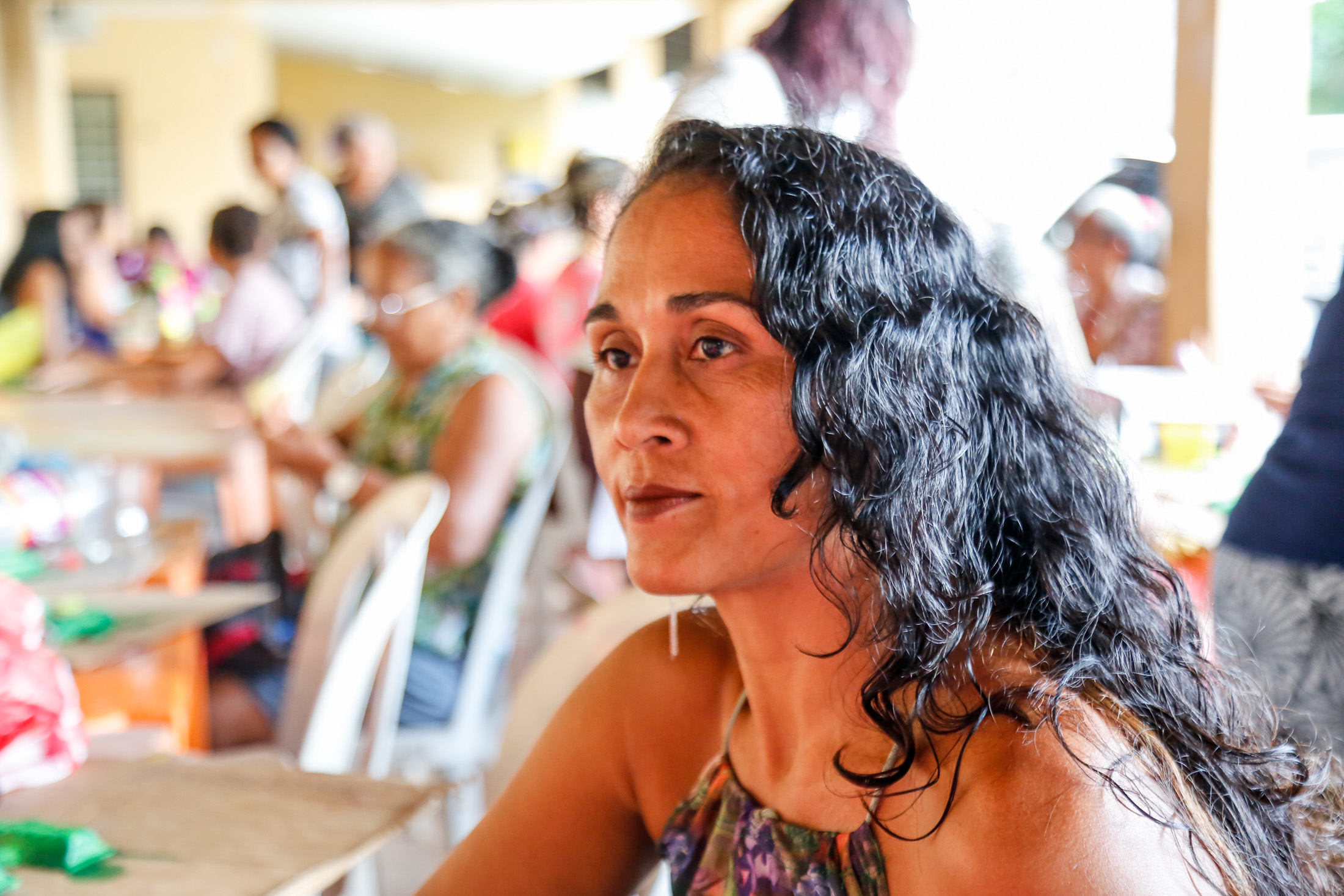 Famílias atendidas pelo CRAS Tapanã participam de curso de artesanato