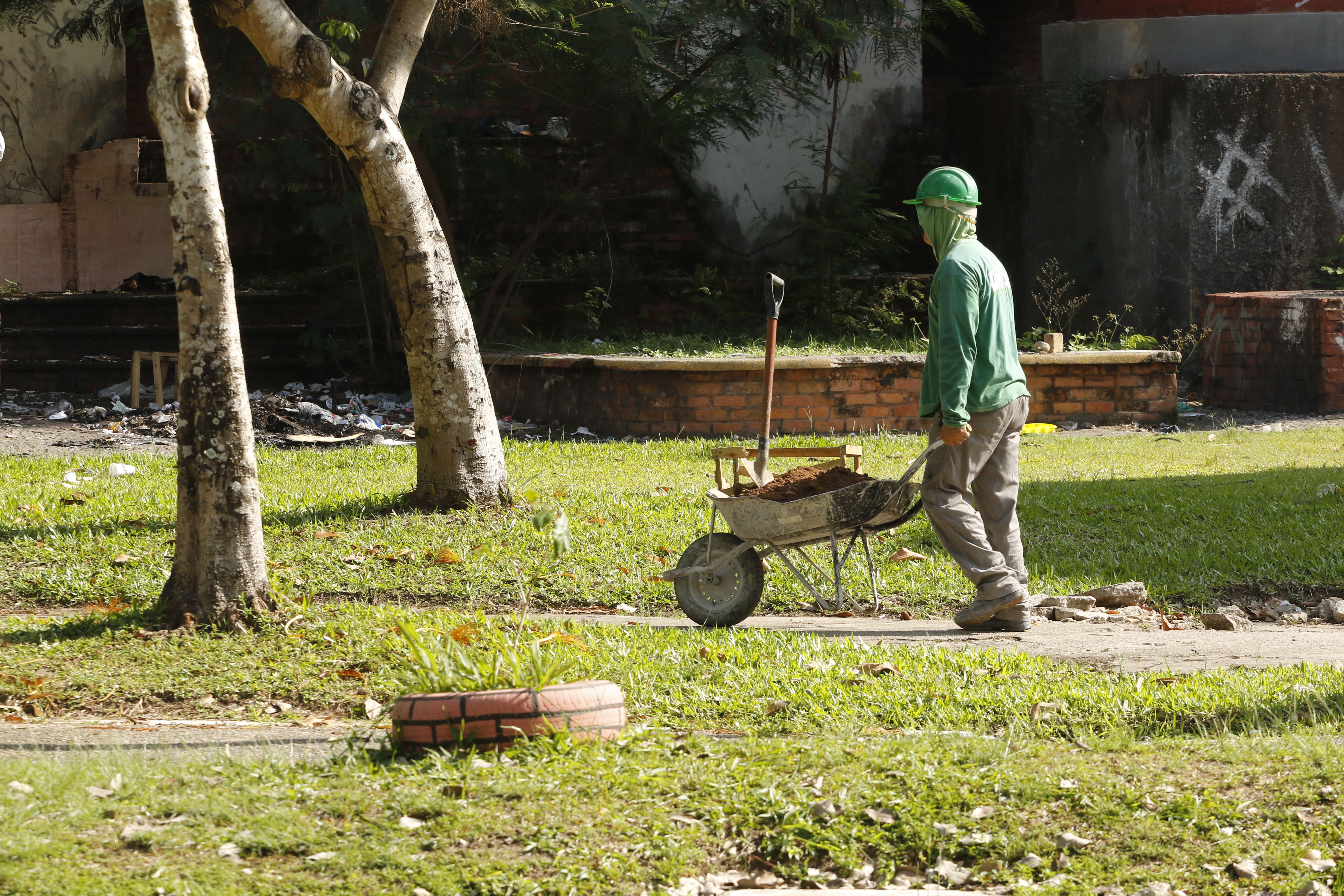 Praças recebem obras para ser palco do projeto Arenas Culturais