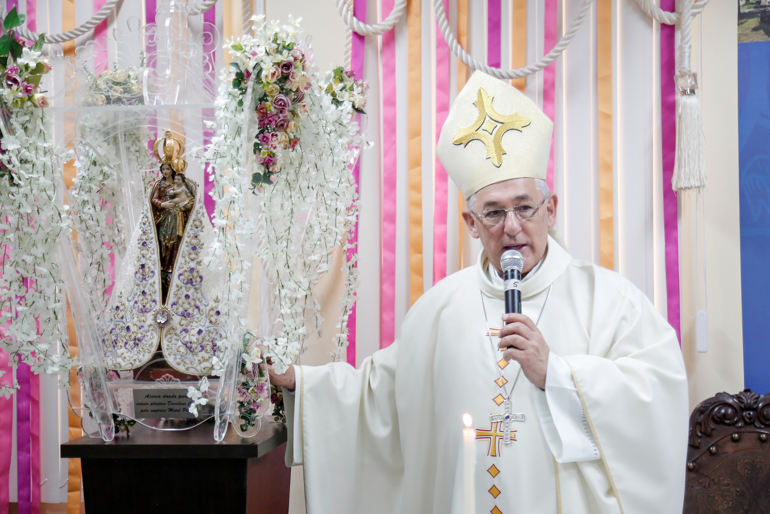 Gabinete municipal recebe visita da imagem peregrina