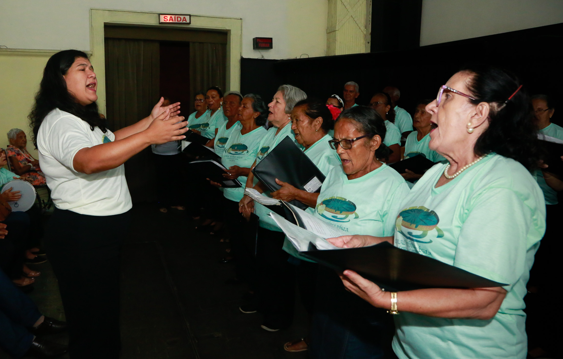 Canto coral e cinema na abertura da Semana Municipal do Idoso em Belém