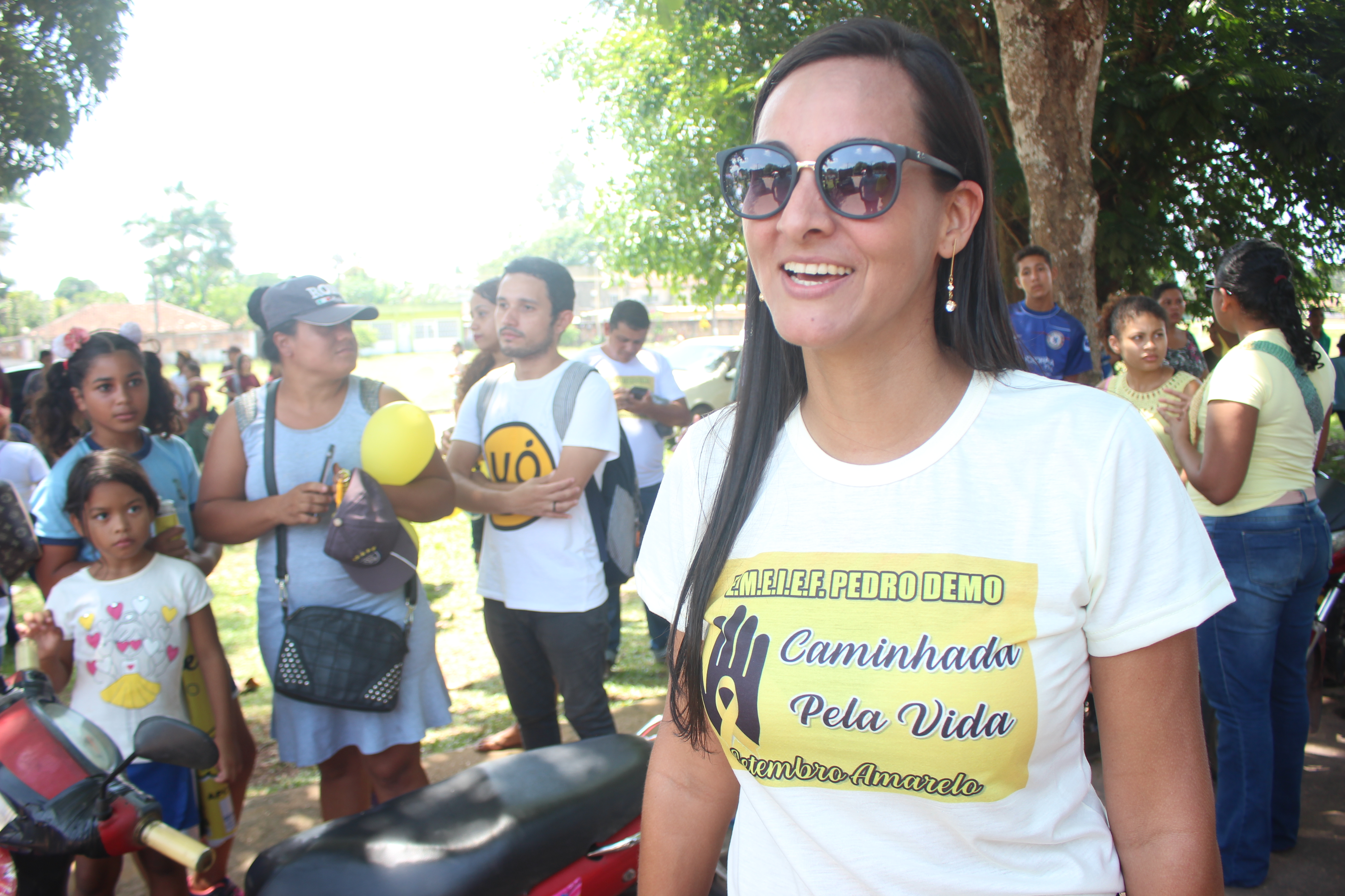 Caminhada em alusão ao Setembro Amarelo é realizada em Outeiro