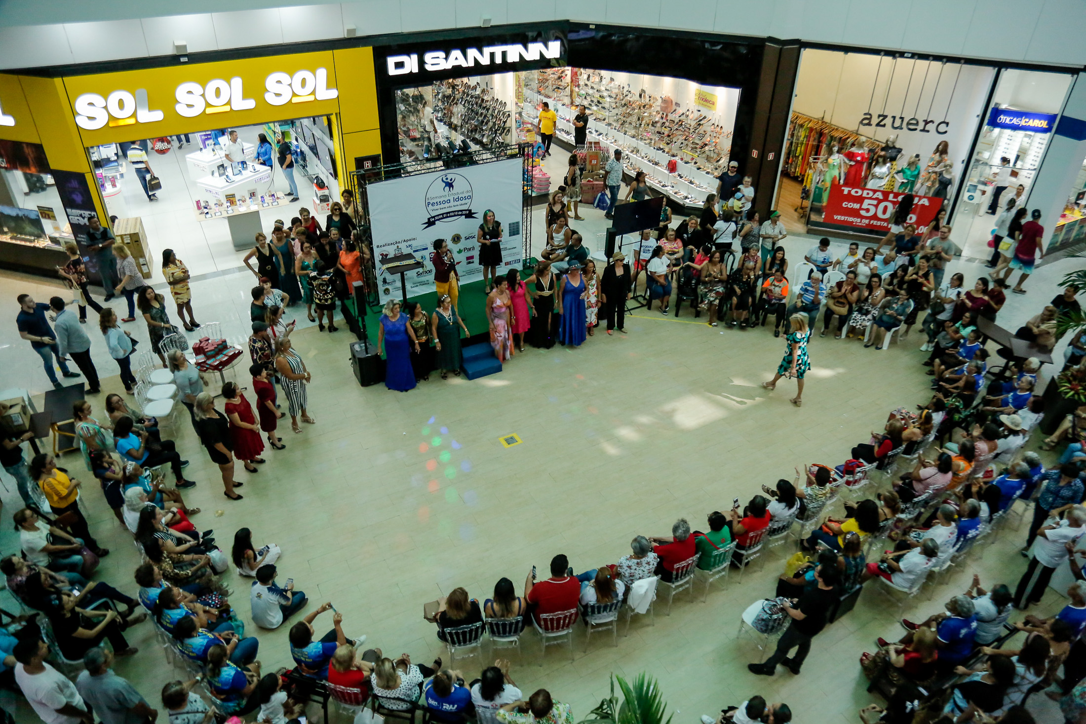 Prefeitura celebra Semana do Idoso com programação especial em shopping da cidade