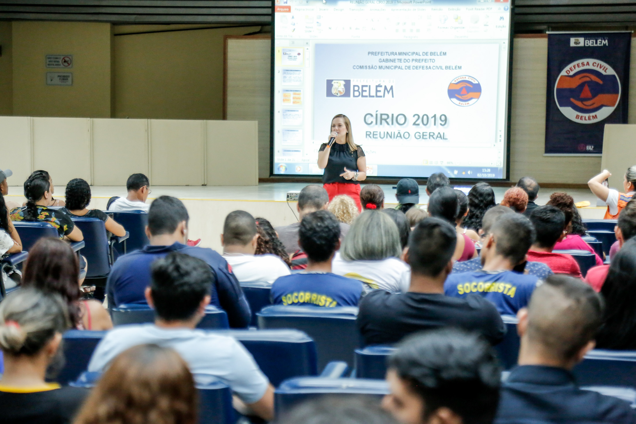 Defesa Civil Municipal promove reunião geral com voluntários do Círio