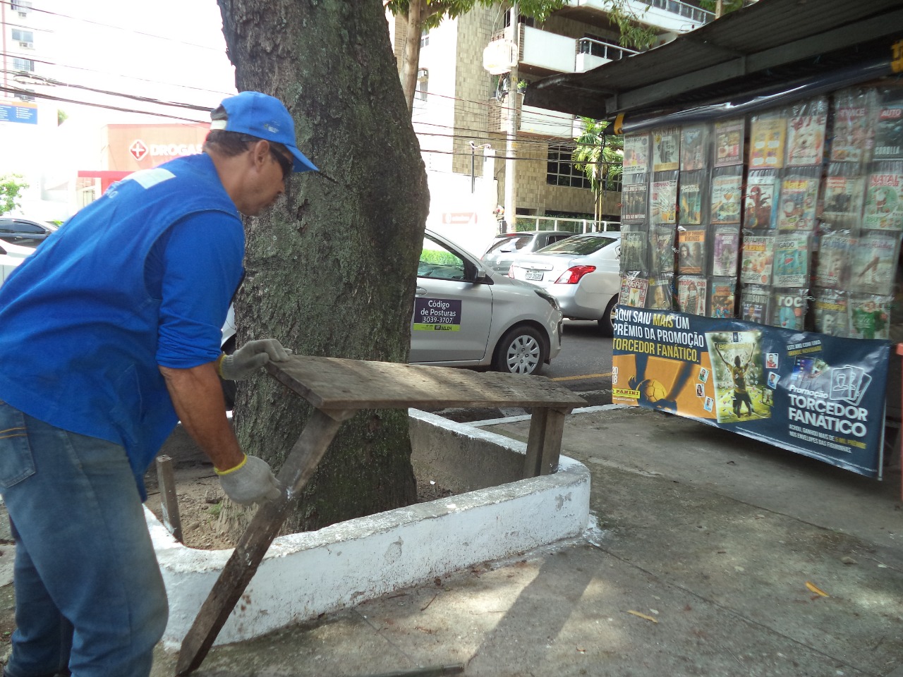 Praça Batista Campos recebe iluminação e cuidados especiais para o Círio