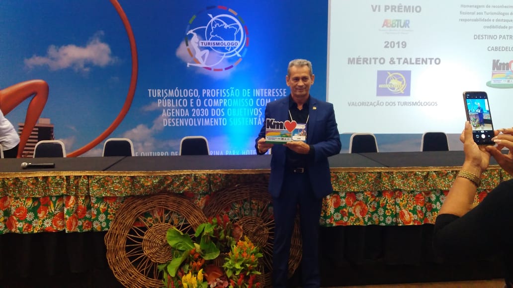 Prêmio nacional Mérito e Talento 2019 vai para diretor da Belemtur