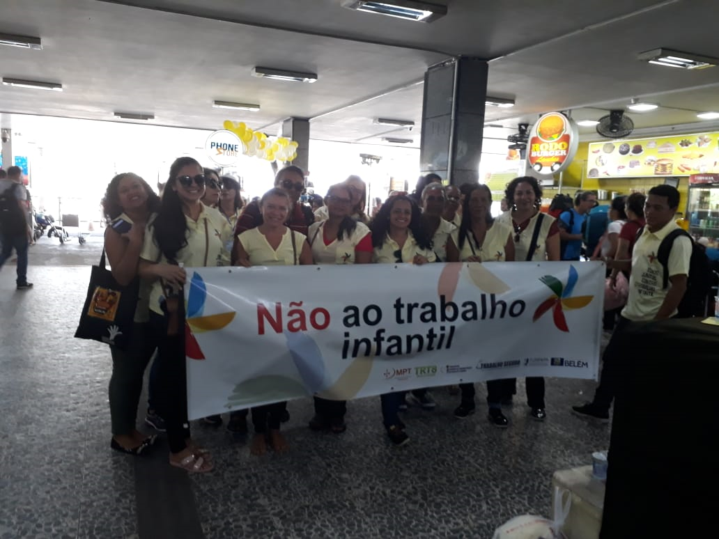 Prefeitura de Belém realiza ações de enfrentamento ao trabalho infantil durante o Círio