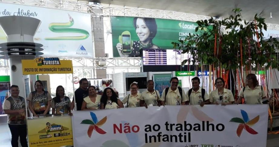 Prefeitura de Belém realiza ações de enfrentamento ao trabalho infantil durante o Círio