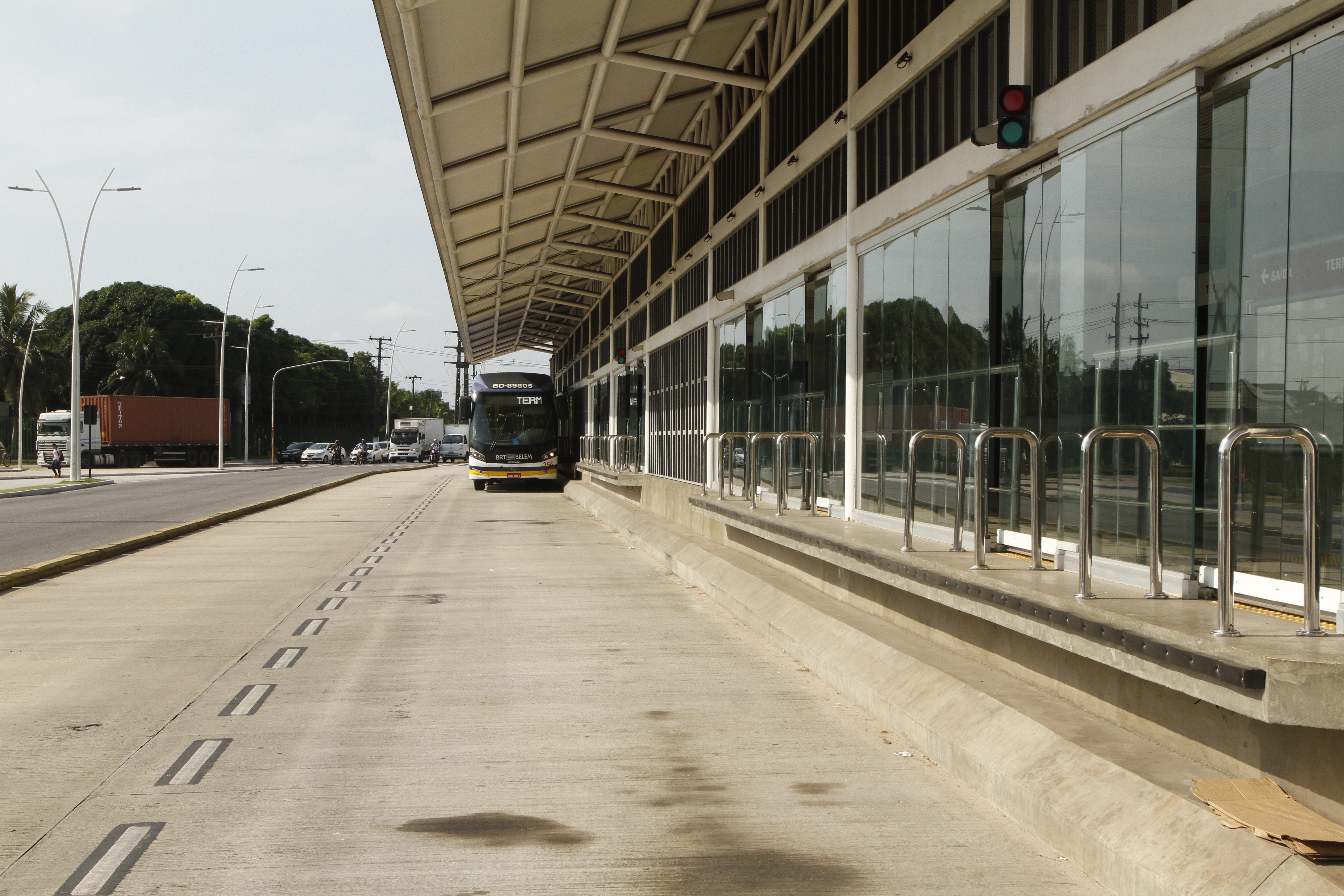 Ônibus do BRT passam a operar no Terminal Maracacuera, em Icoaraci