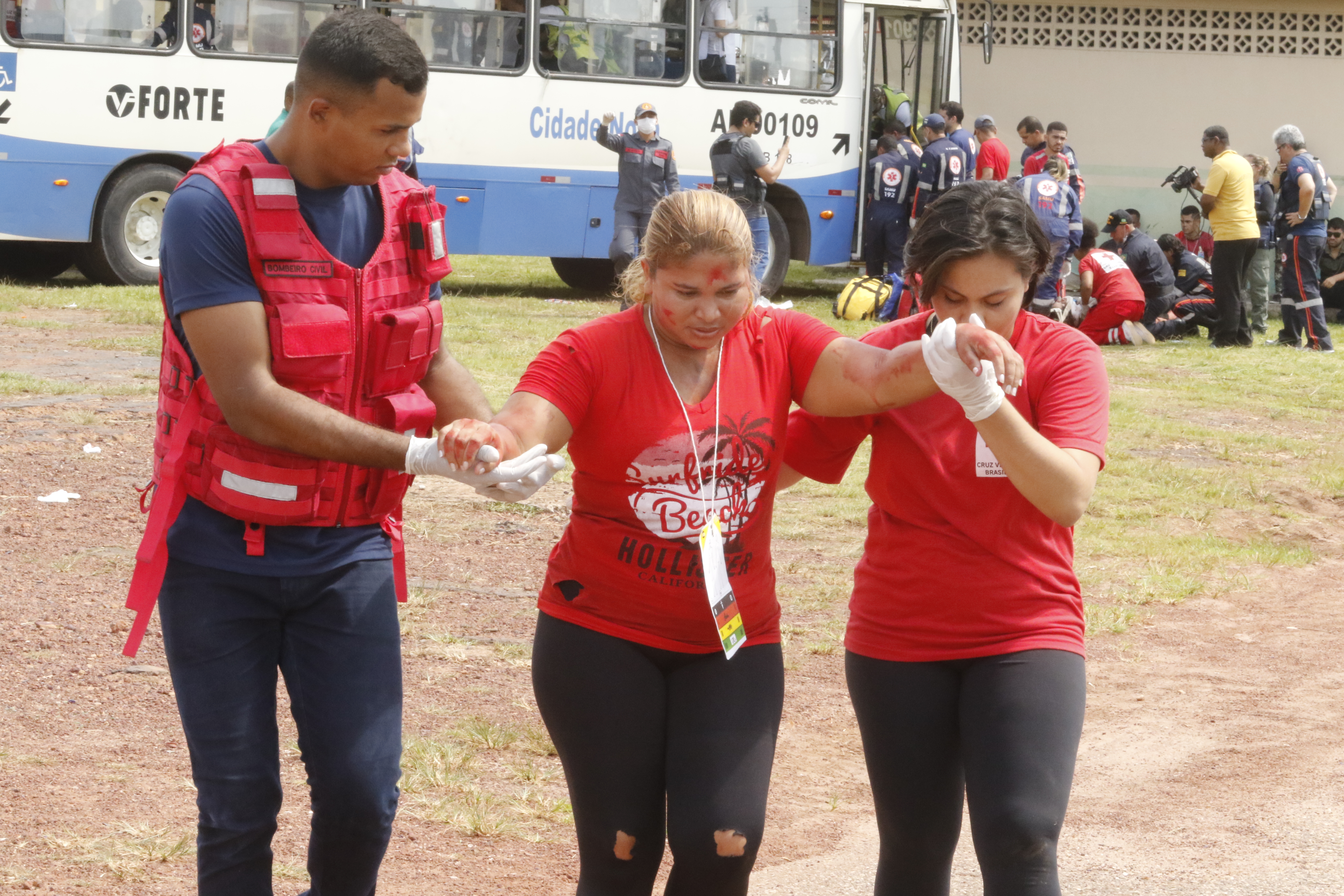 Treinamento prepara profissionais a atendimento de incidentes com múltiplas vítimas