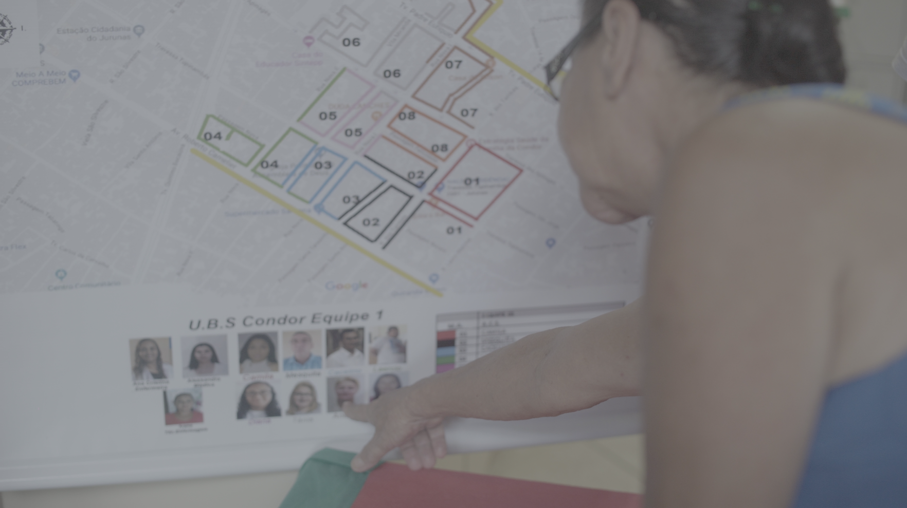 Mapa territorial facilita o acesso à saúde aos moradores da Condor