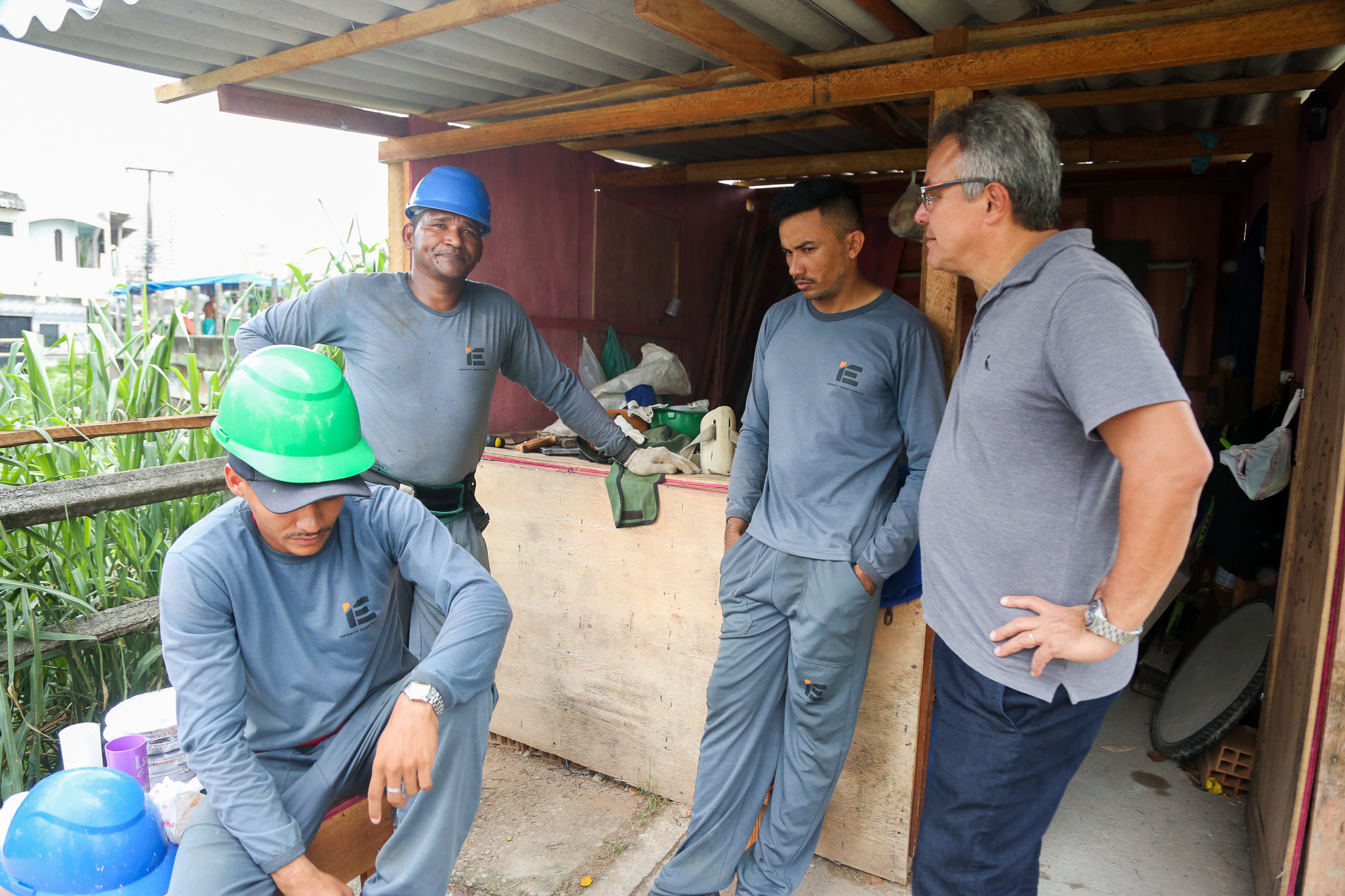 Prefeito Zenaldo Coutinho vistoria obras em andamento pela cidade