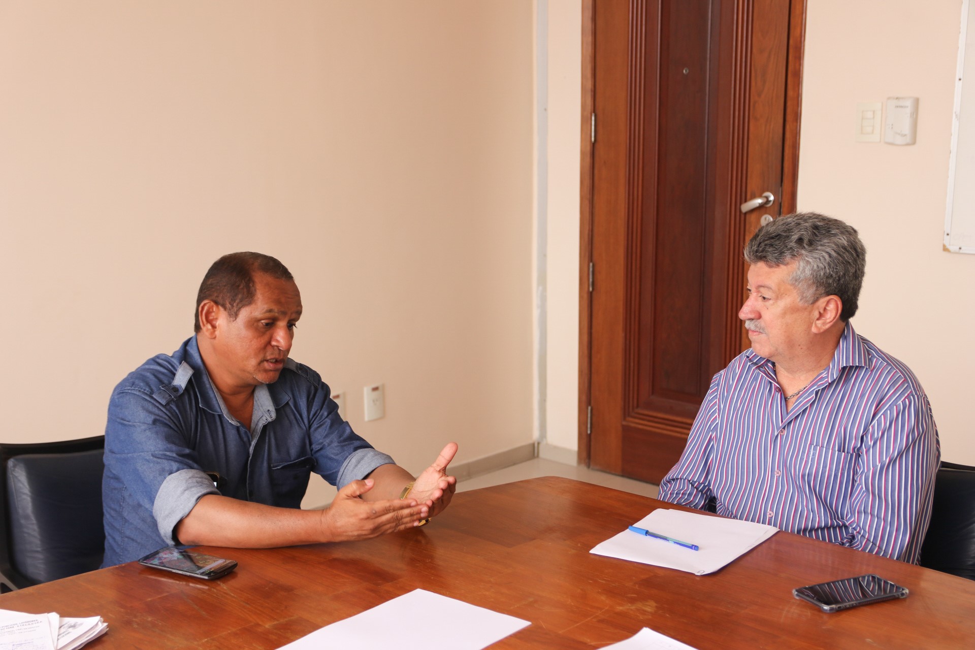 SeMOB recebe comissão do Sindicato dos Guardadores de Carro de Belém