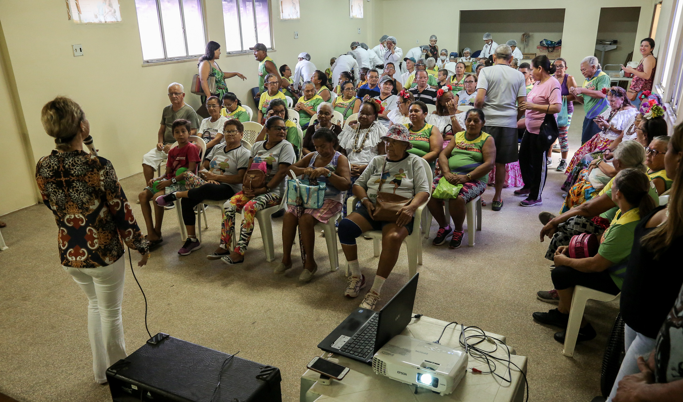 Mutirão leva assistência e saúde aos idosos no bairro do Tapanã