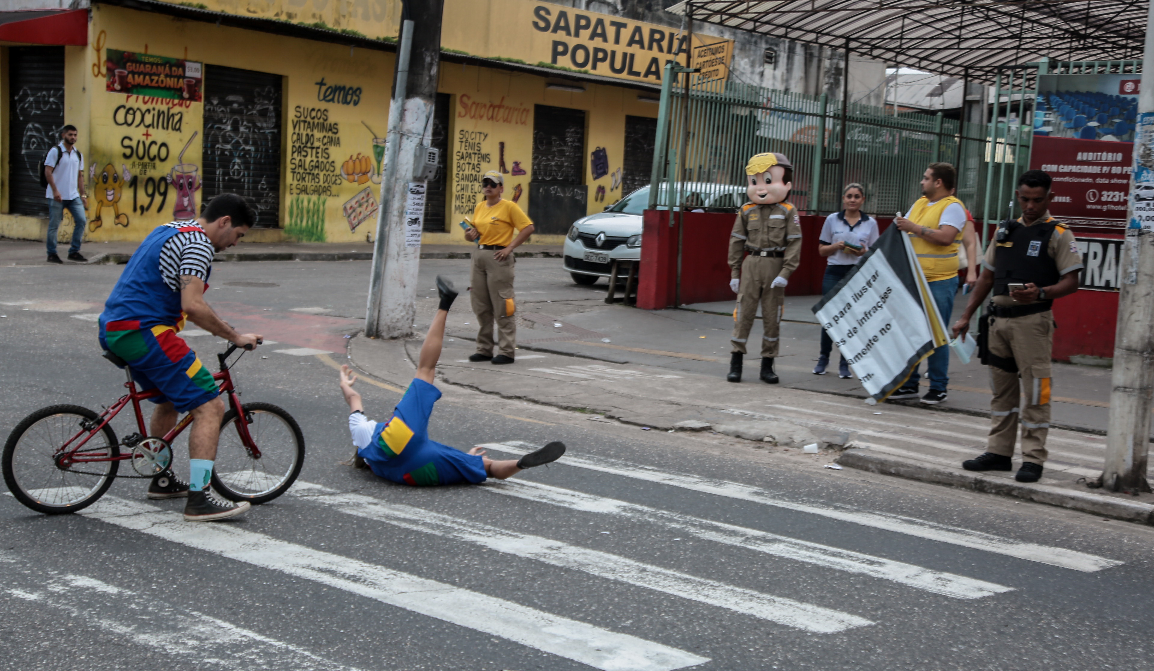 Avenida Augusto Montenegro é foco da operação "Volta às Aulas" da SeMOB