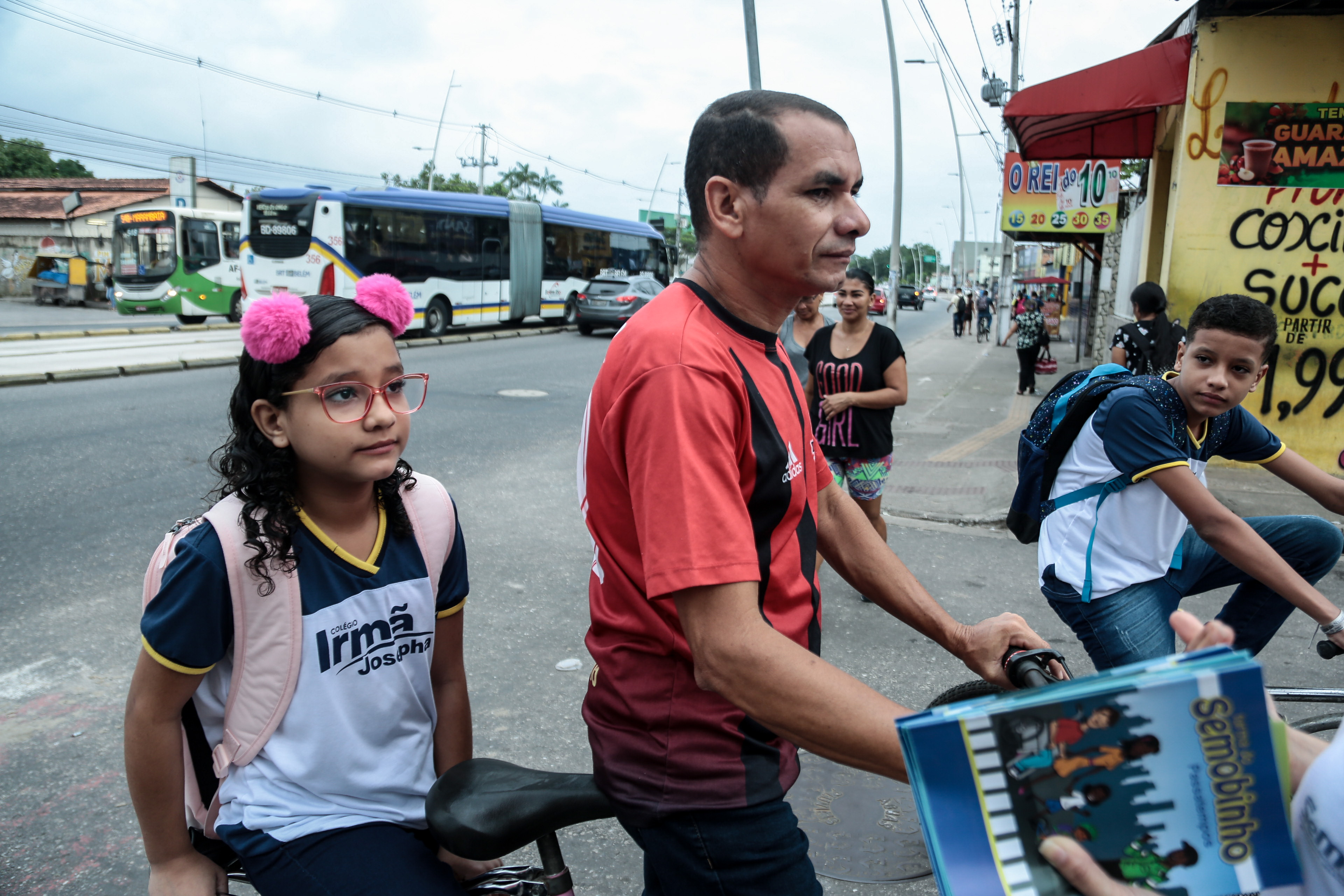 Avenida Augusto Montenegro é foco da operação "Volta às Aulas" da SeMOB