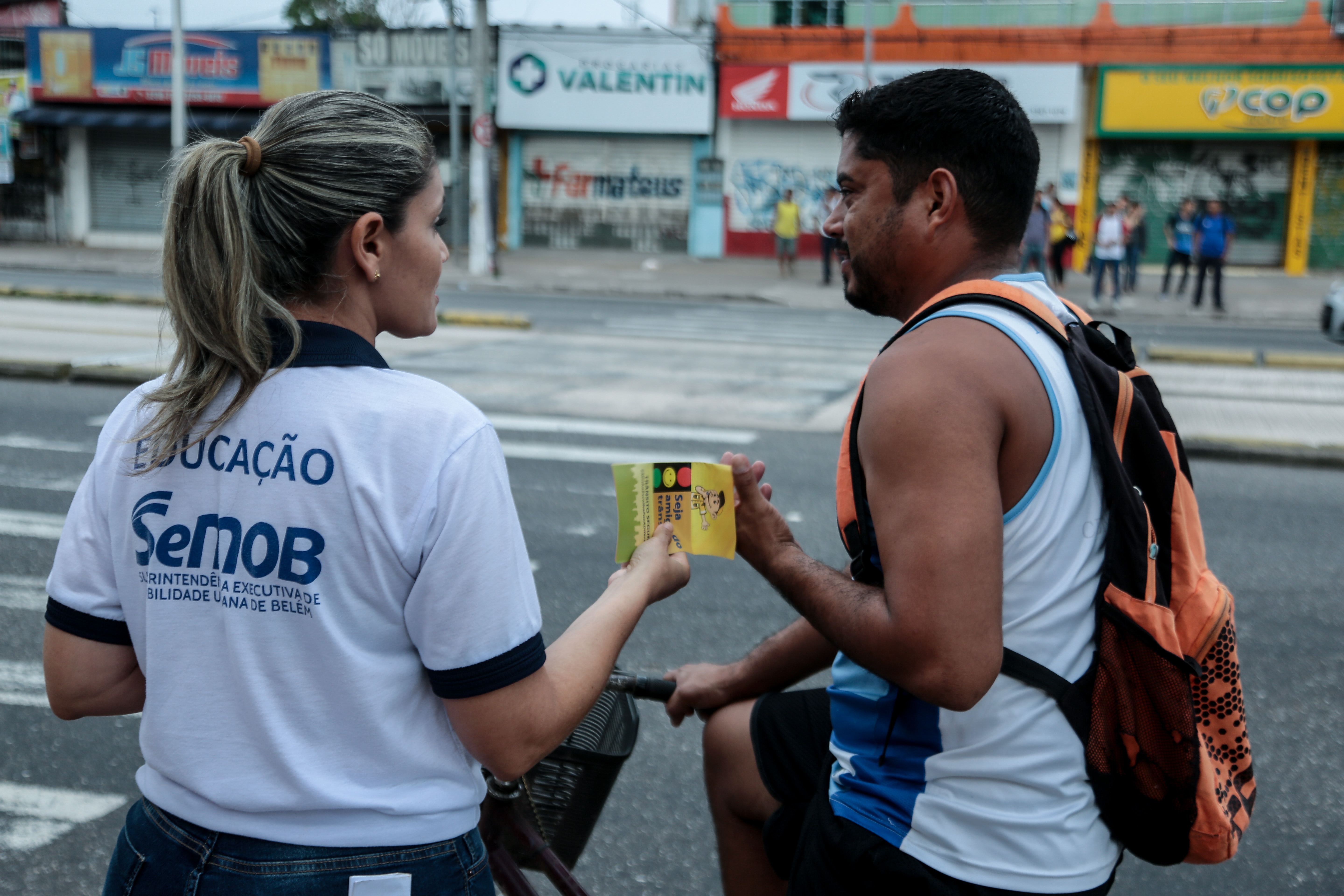 Avenida Augusto Montenegro é foco da operação "Volta às Aulas" da SeMOB
