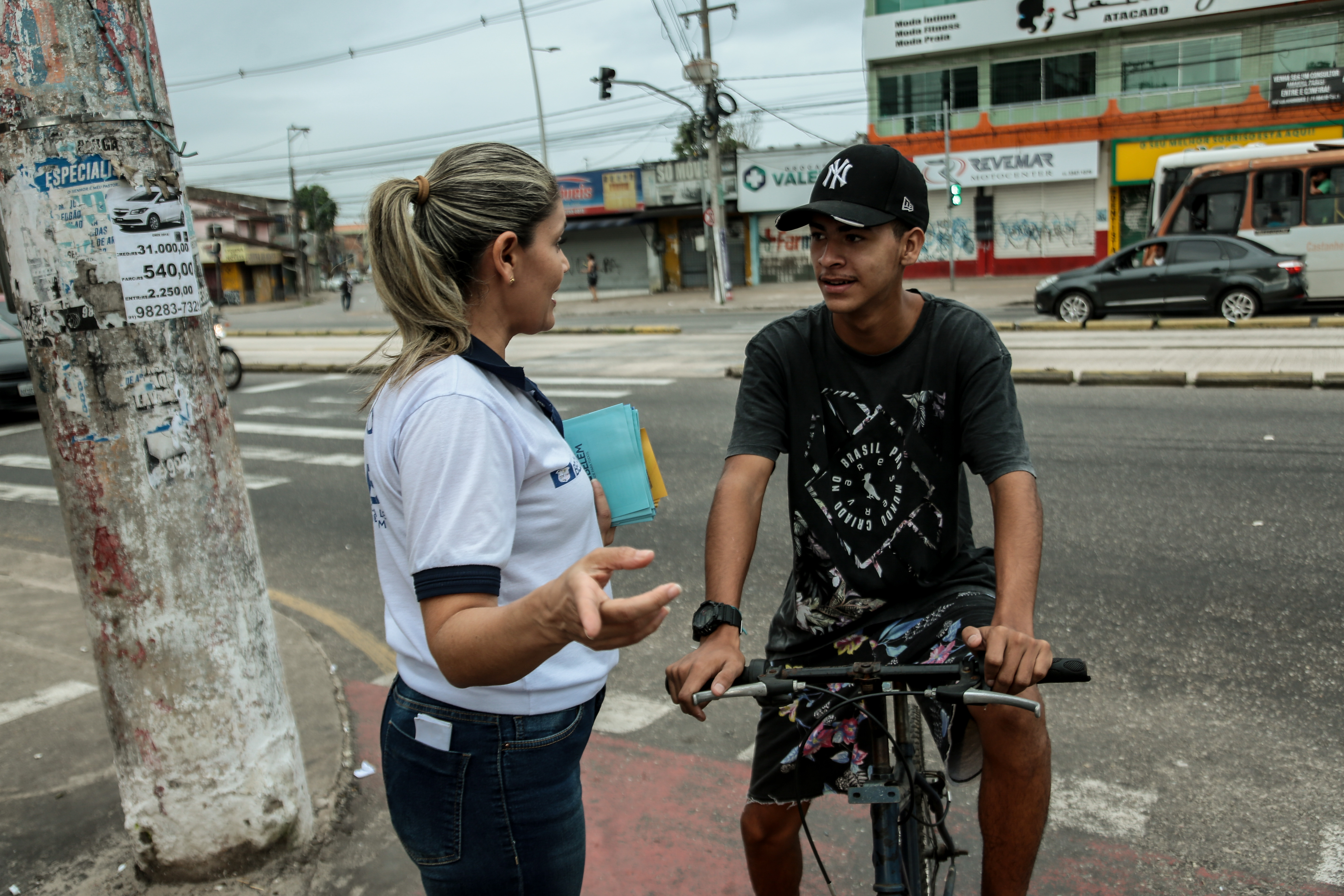 Avenida Augusto Montenegro é foco da operação "Volta às Aulas" da SeMOB