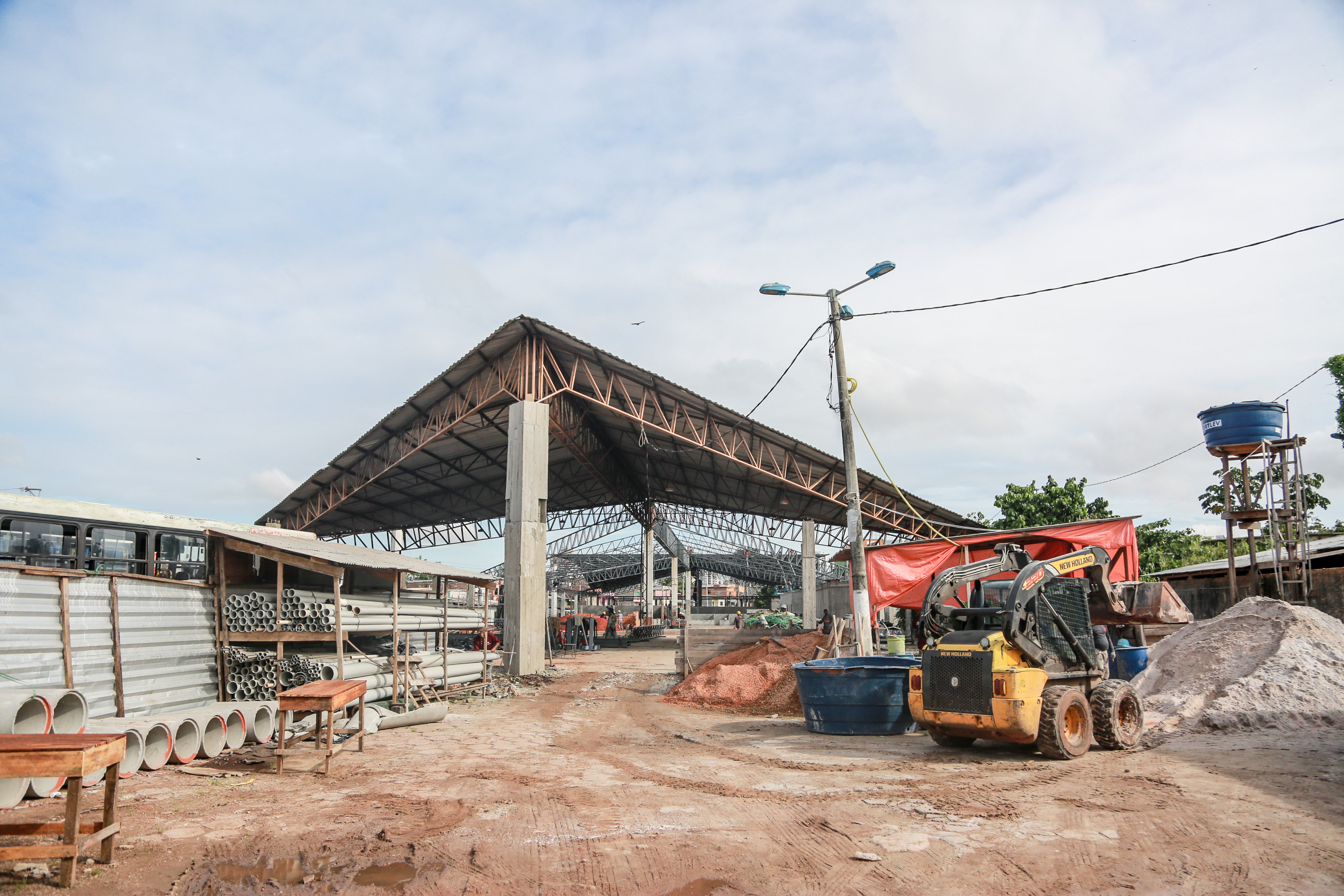 Obras do porto do Açaí entram na reta final