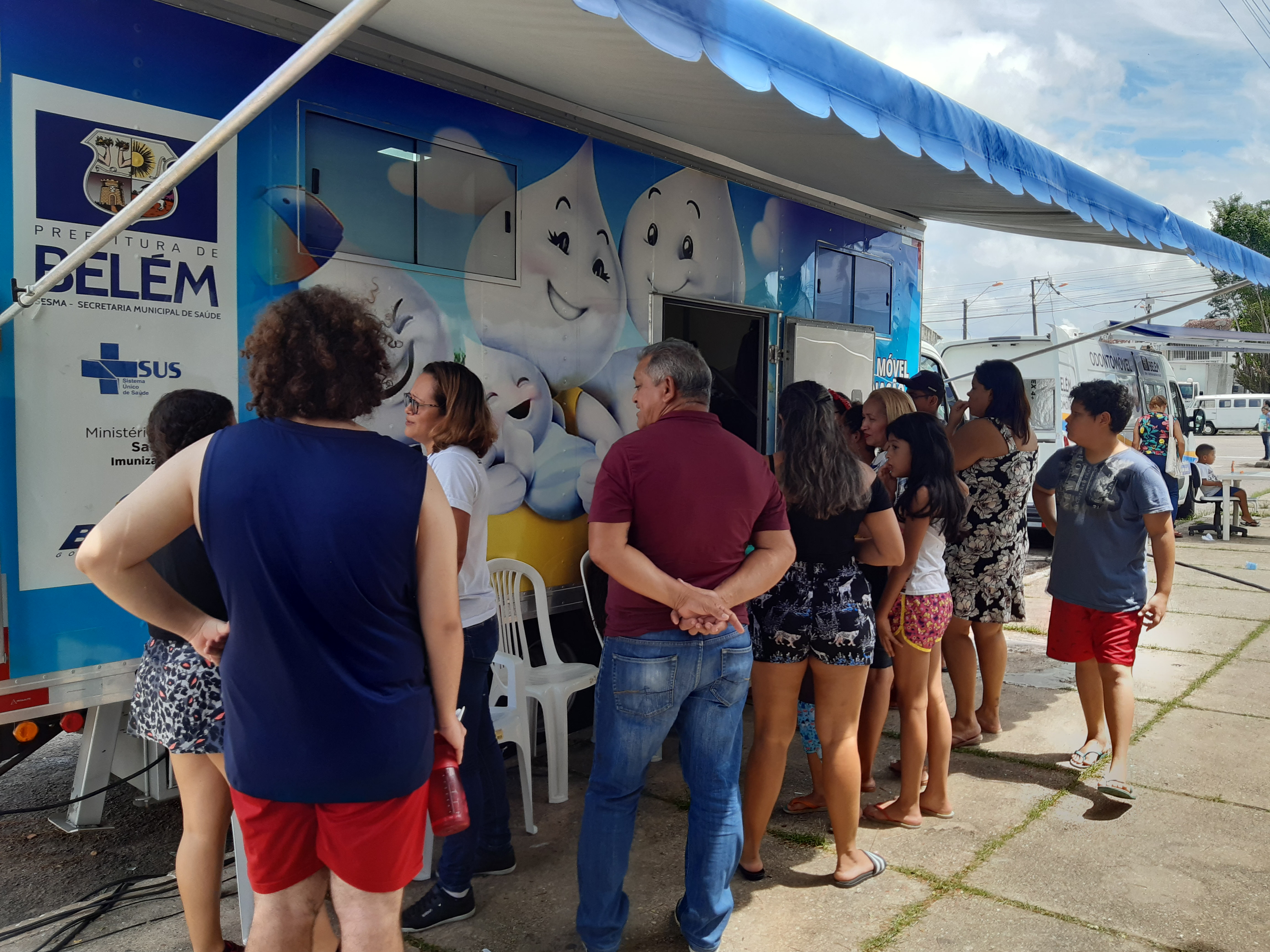 Programação mobiliza comunidade do Guamá para cuidados com a saúde