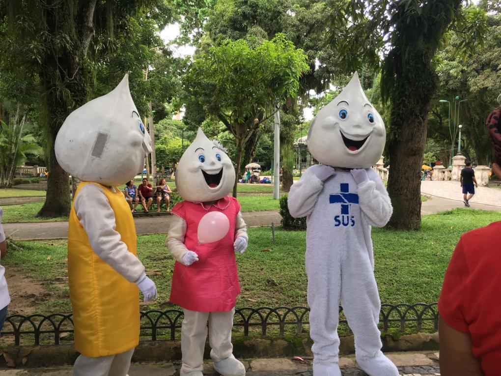 Dia D mobiliza a população contra o sarampo em Belém 