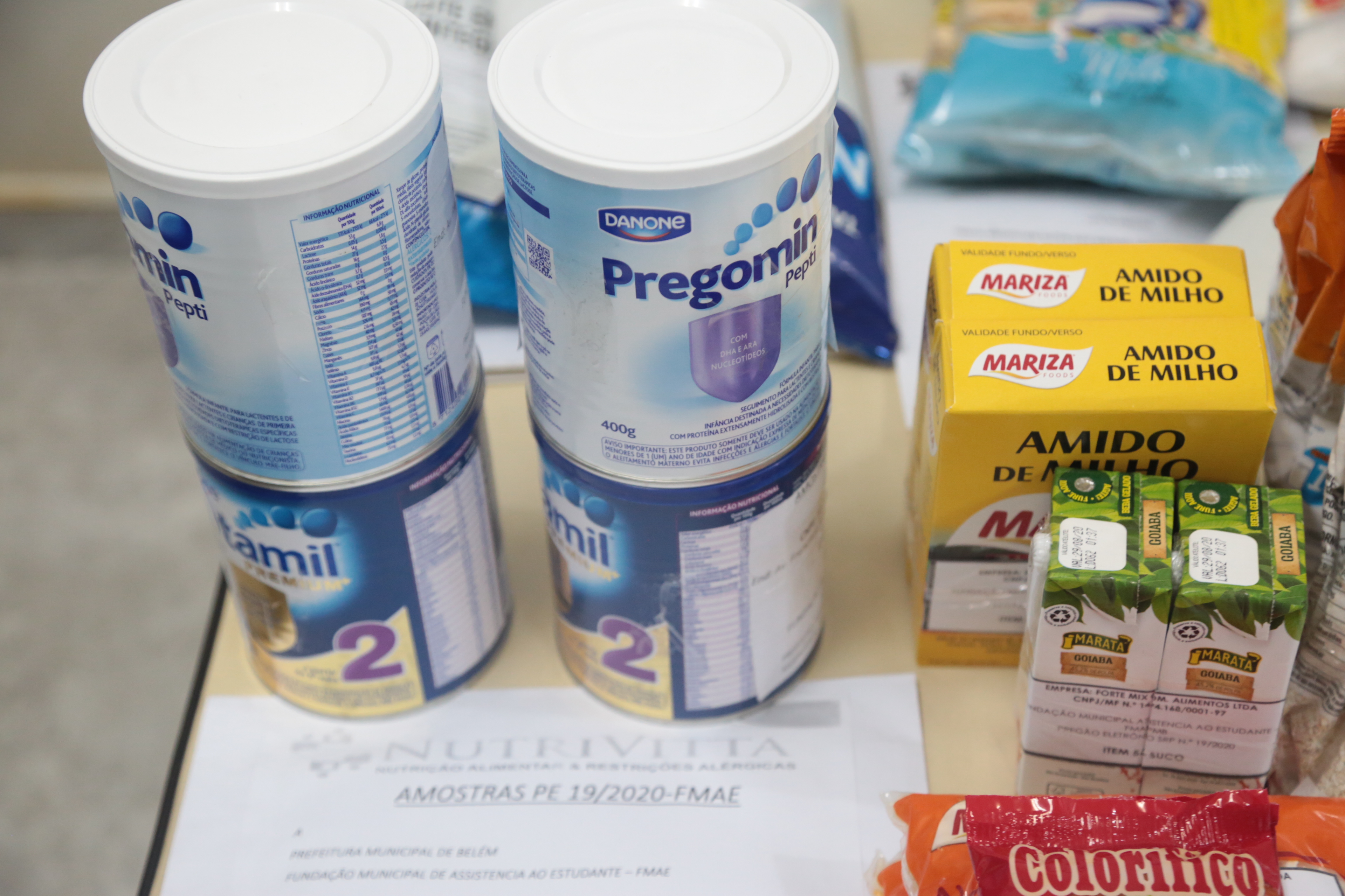 Produtos da merenda escolar passam por rigoroso controle de qualidade