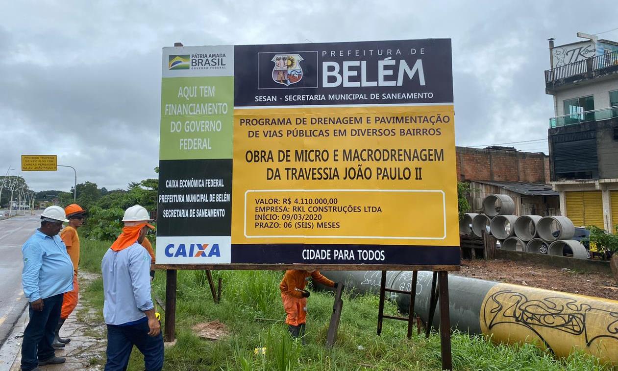 Obra na avenida João Paulo II entra na etapa de escavação 