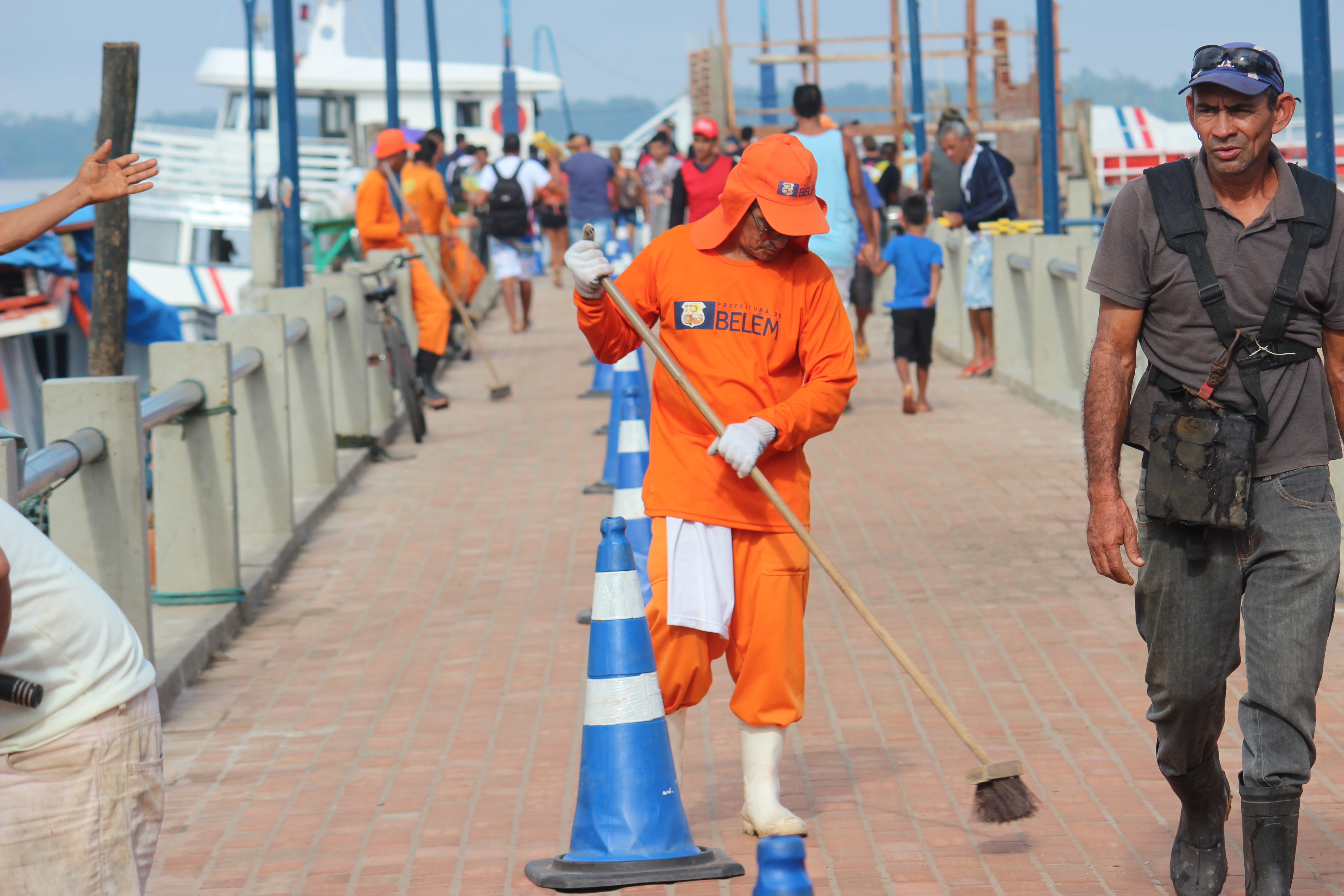 Belém recebe último navio da temporada de cruzeiros, em Icoaraci