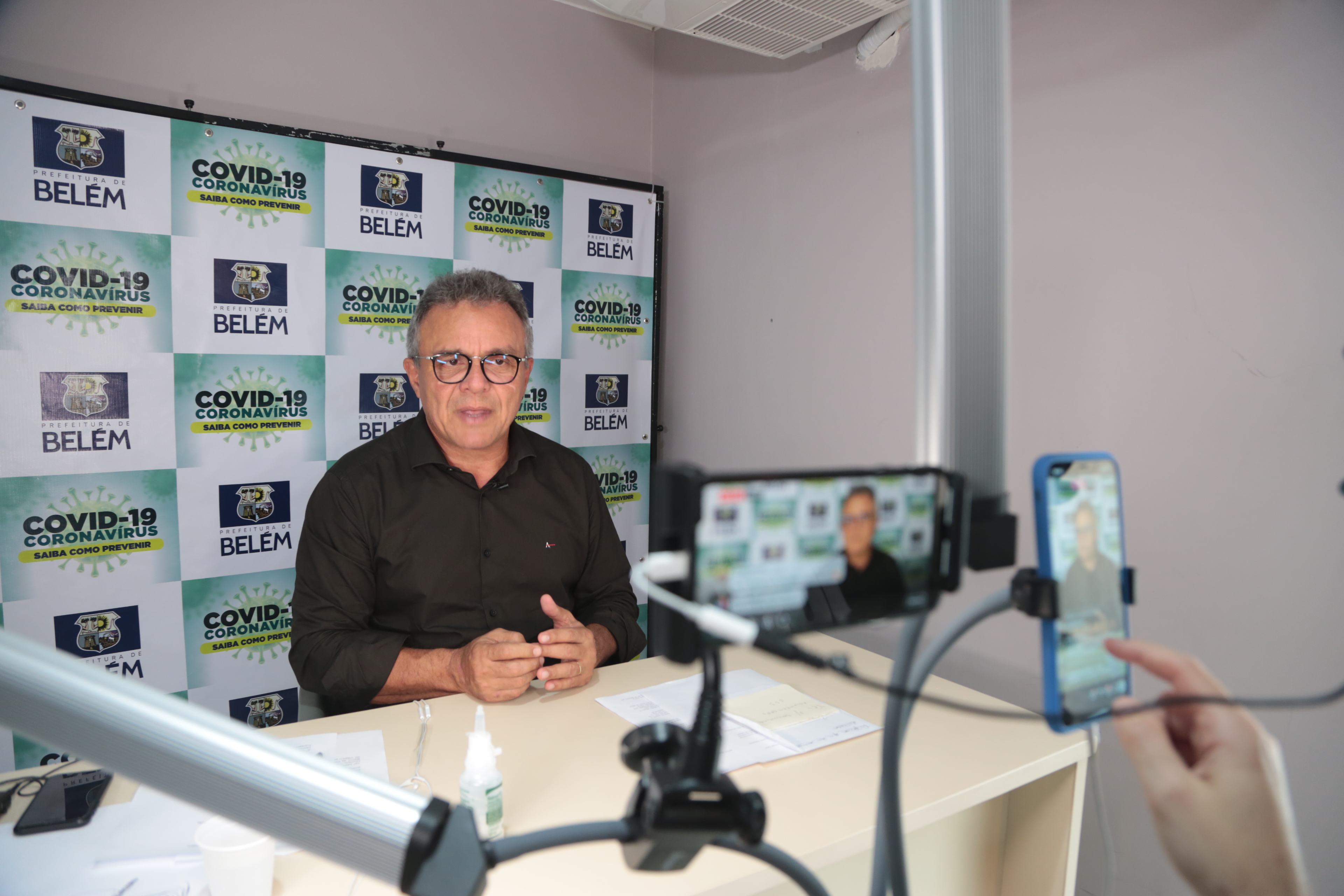 Em live, Zenaldo Coutinho mantém população ciente das medidas de contenção da Covid-19