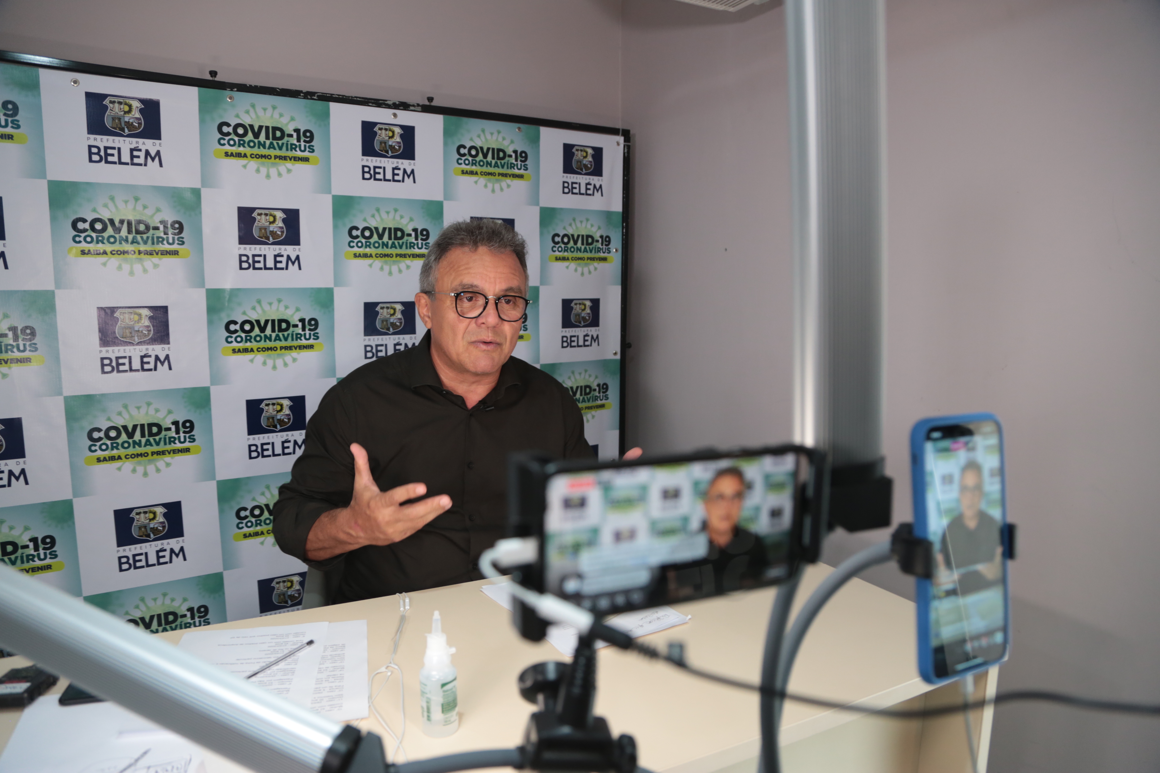 Em live, Zenaldo Coutinho mantém população ciente das medidas de contenção da Covid-19