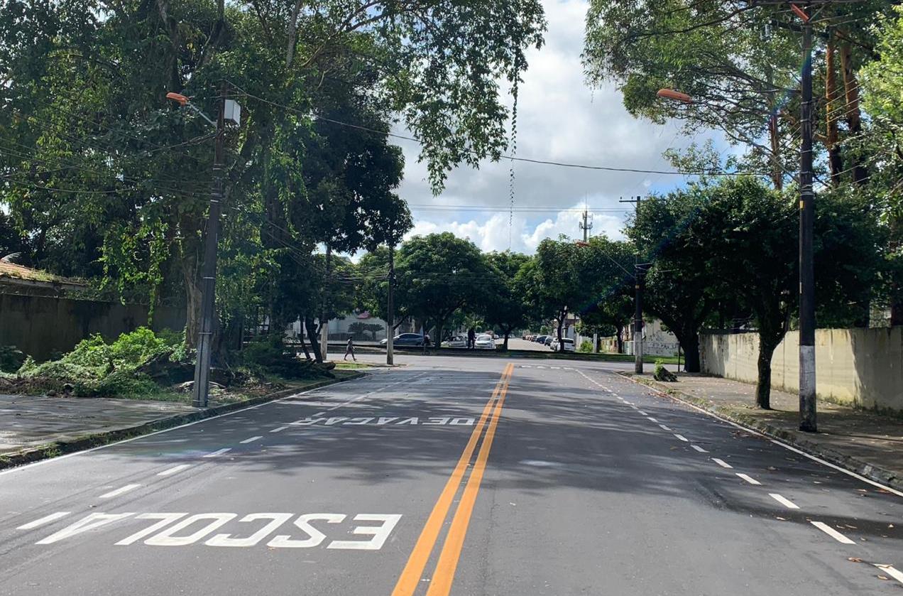 Pavimentada e sinalizada, travessa Perebebuí é entregue aos moradores do Marco