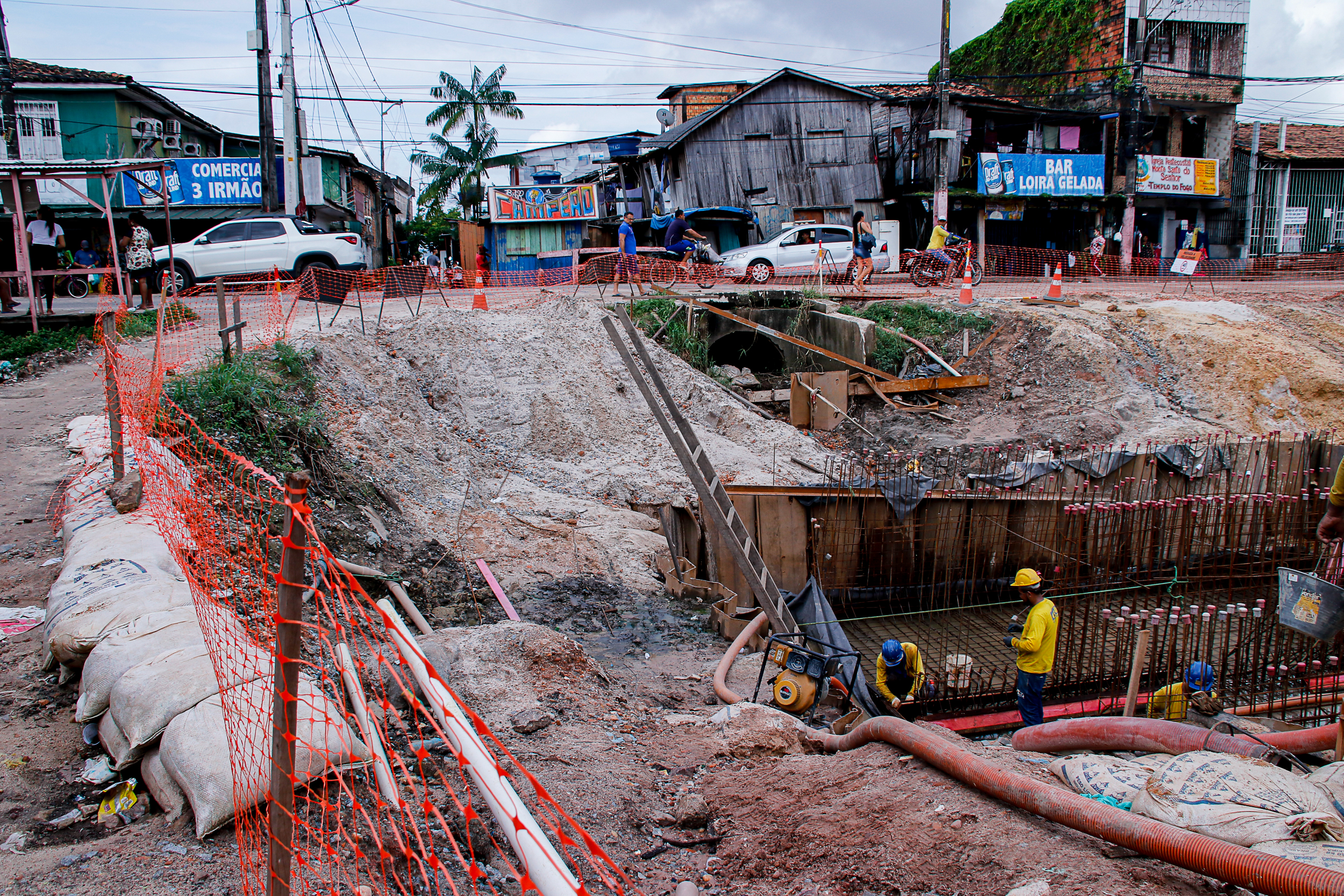 Prefeitura conclui obra de interligação da Mundurucus ao canal da Bernardo Sayão