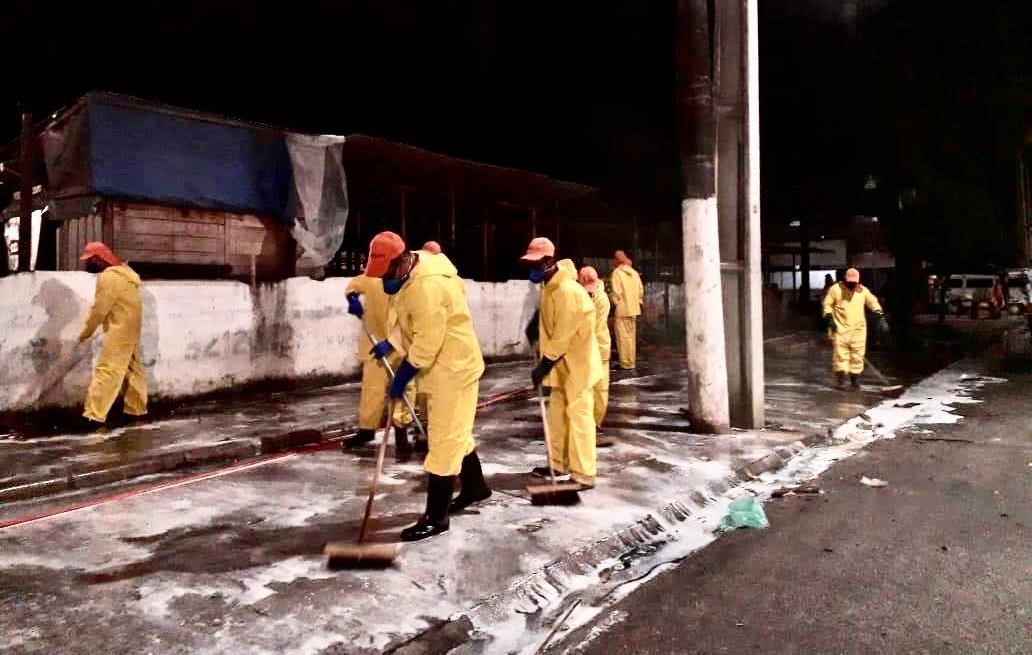 Prefeitura prossegue com ações de higienização das feiras livres da cidade