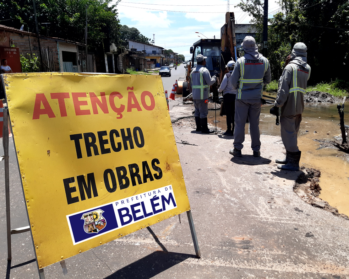 Prefeitura de Belém reforça frentes de trabalho em Outeiro