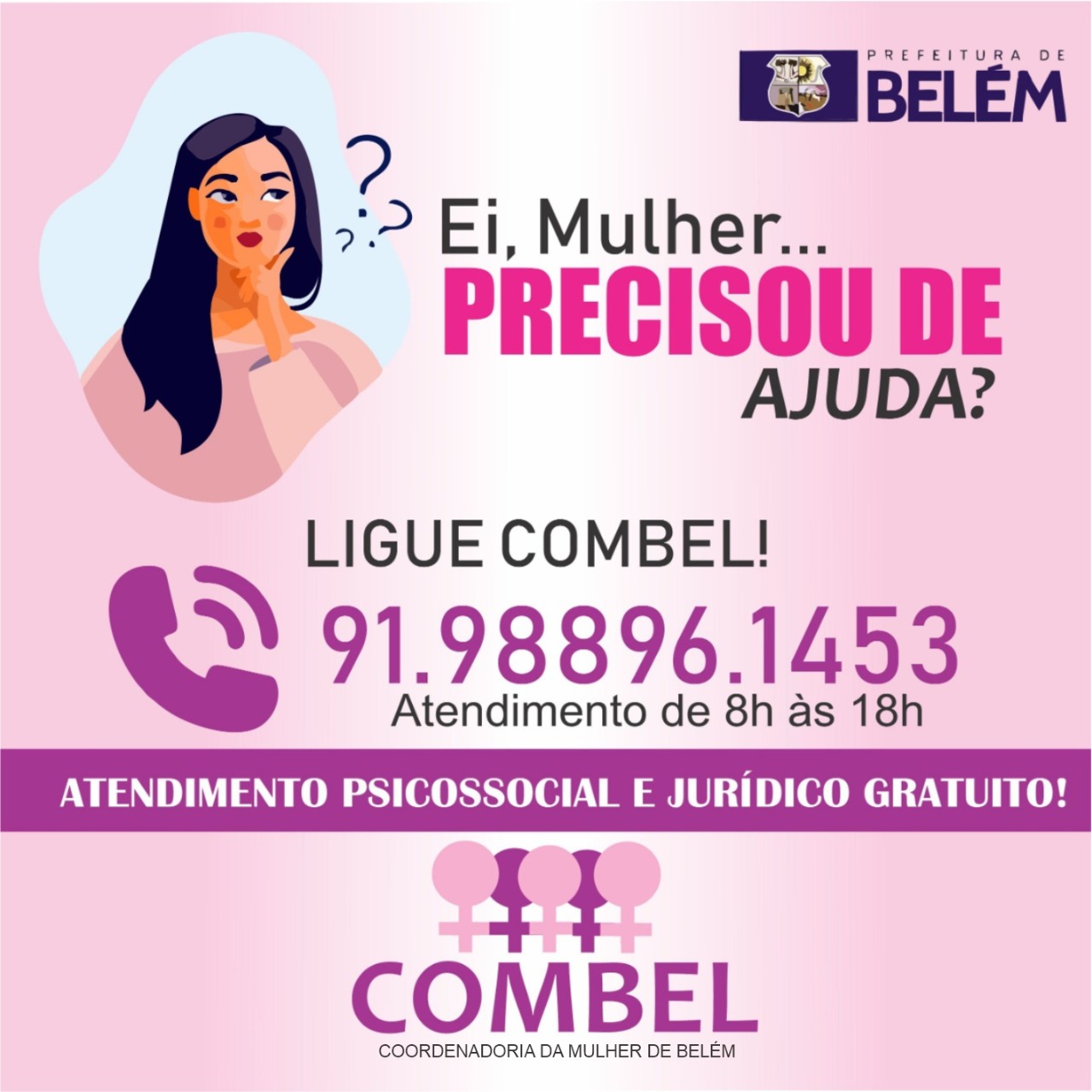 Combel reforça combate à violência doméstica durante isolamento social