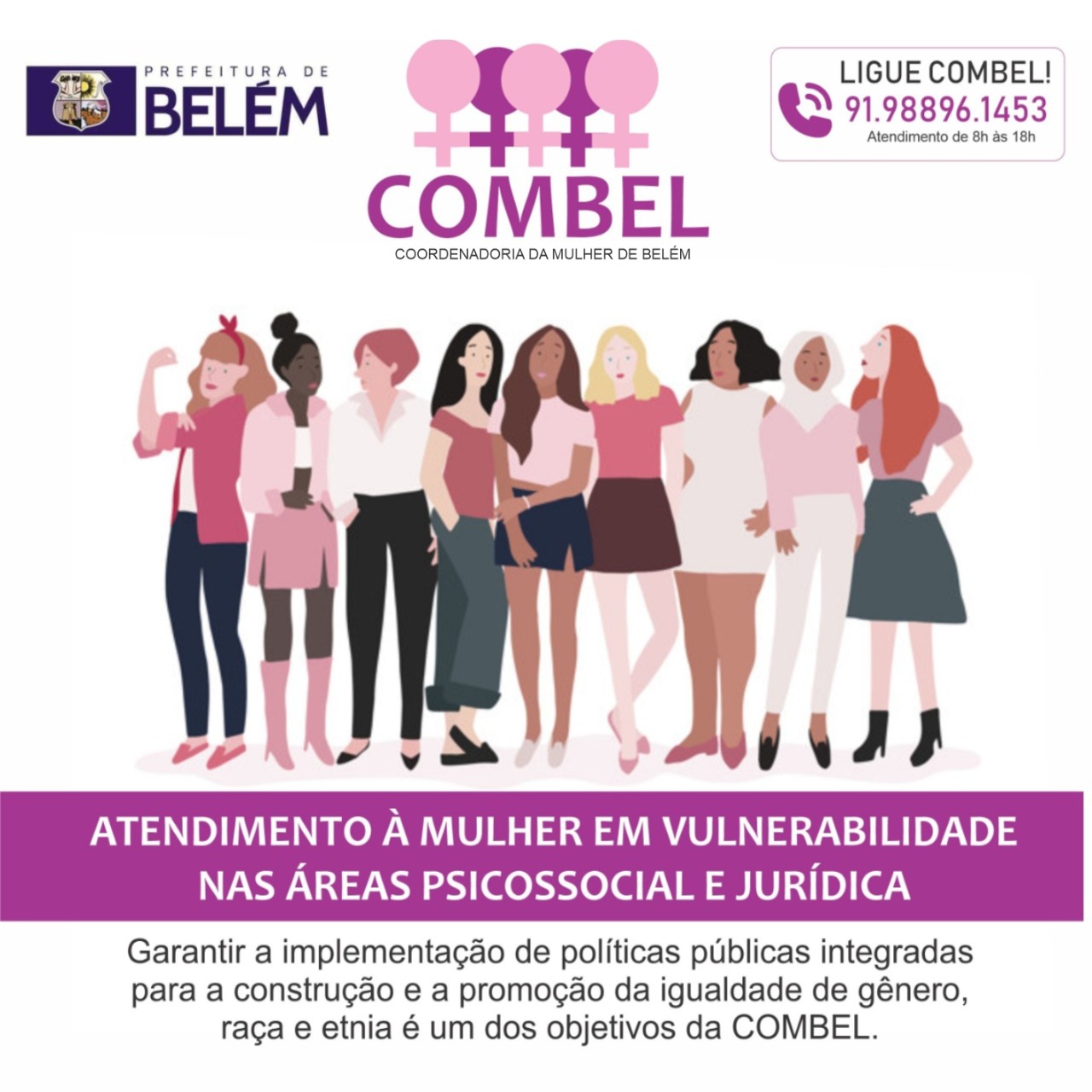 Combel reforça combate à violência doméstica durante isolamento social