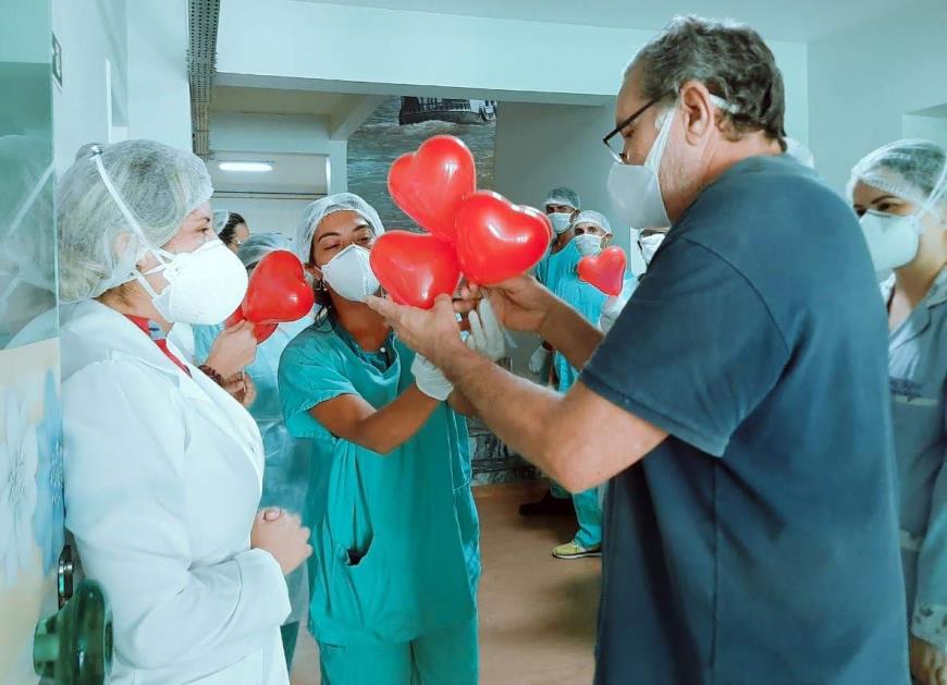 Hospital D. Zico soma mais de 70 altas ao completar um mês como referência para casos de Covid-19