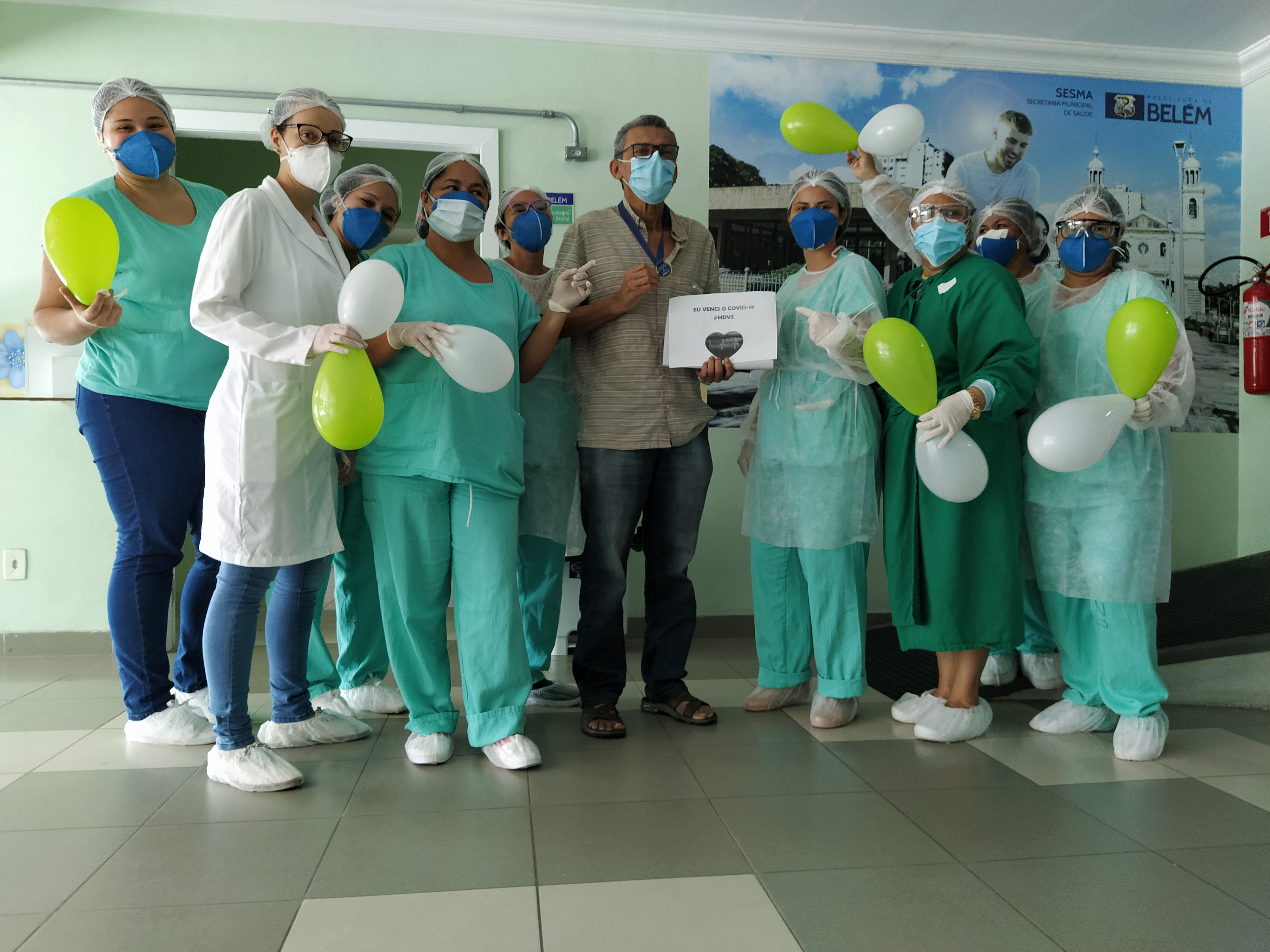 Hospital D. Zico soma mais de 70 altas ao completar um mês como referência para casos de Covid-19