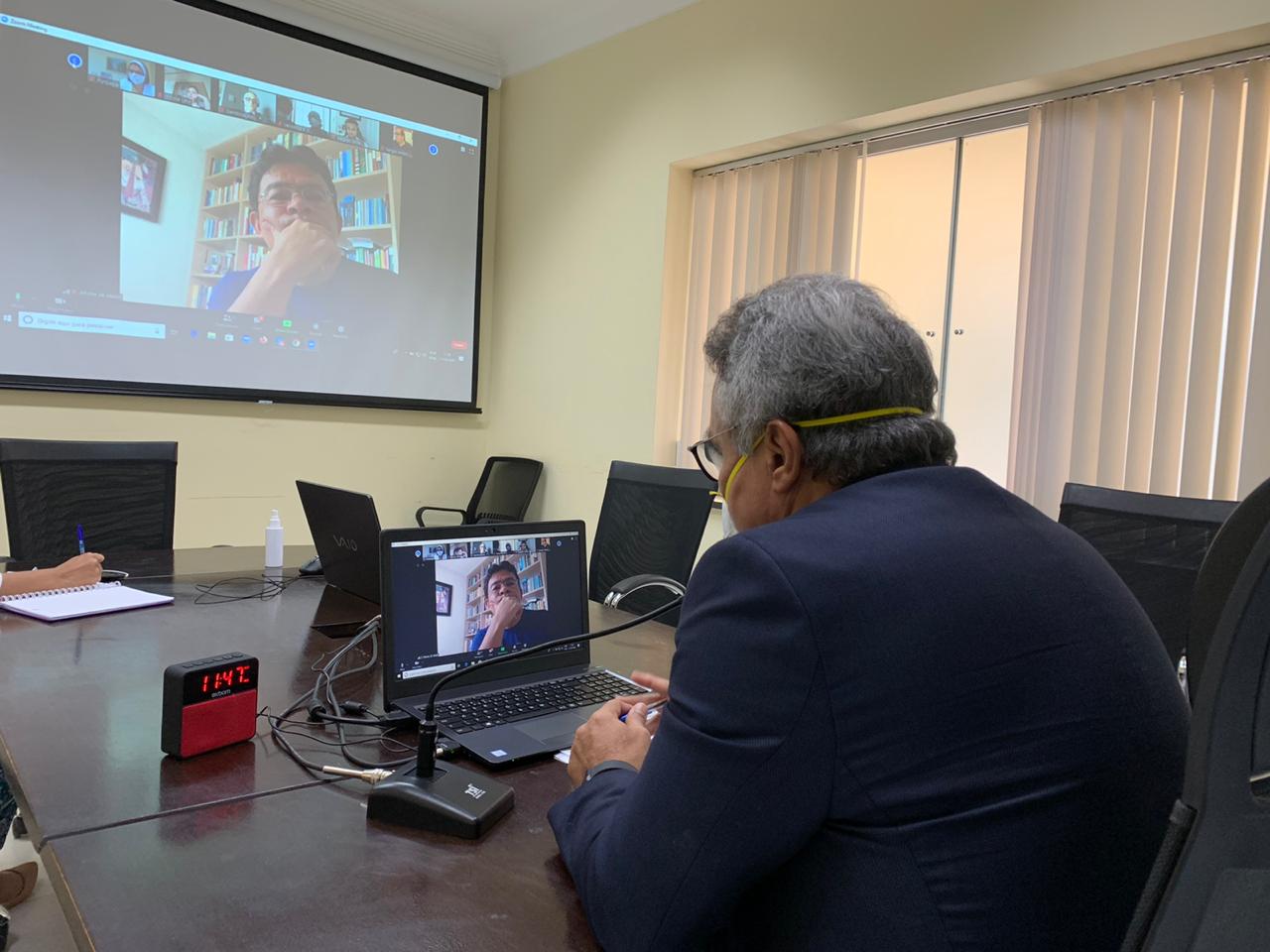 Zenaldo Coutinho participa de reunião com Ministério Público e Defensoria