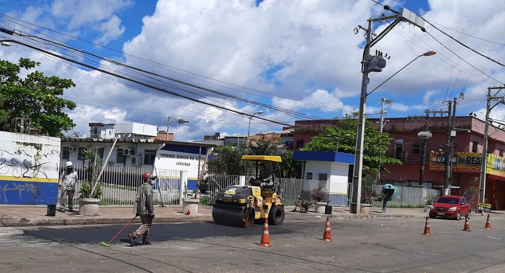 Ação integrada combate o descarte irregular de lixo em frente a Unidade Básica do Jurunas