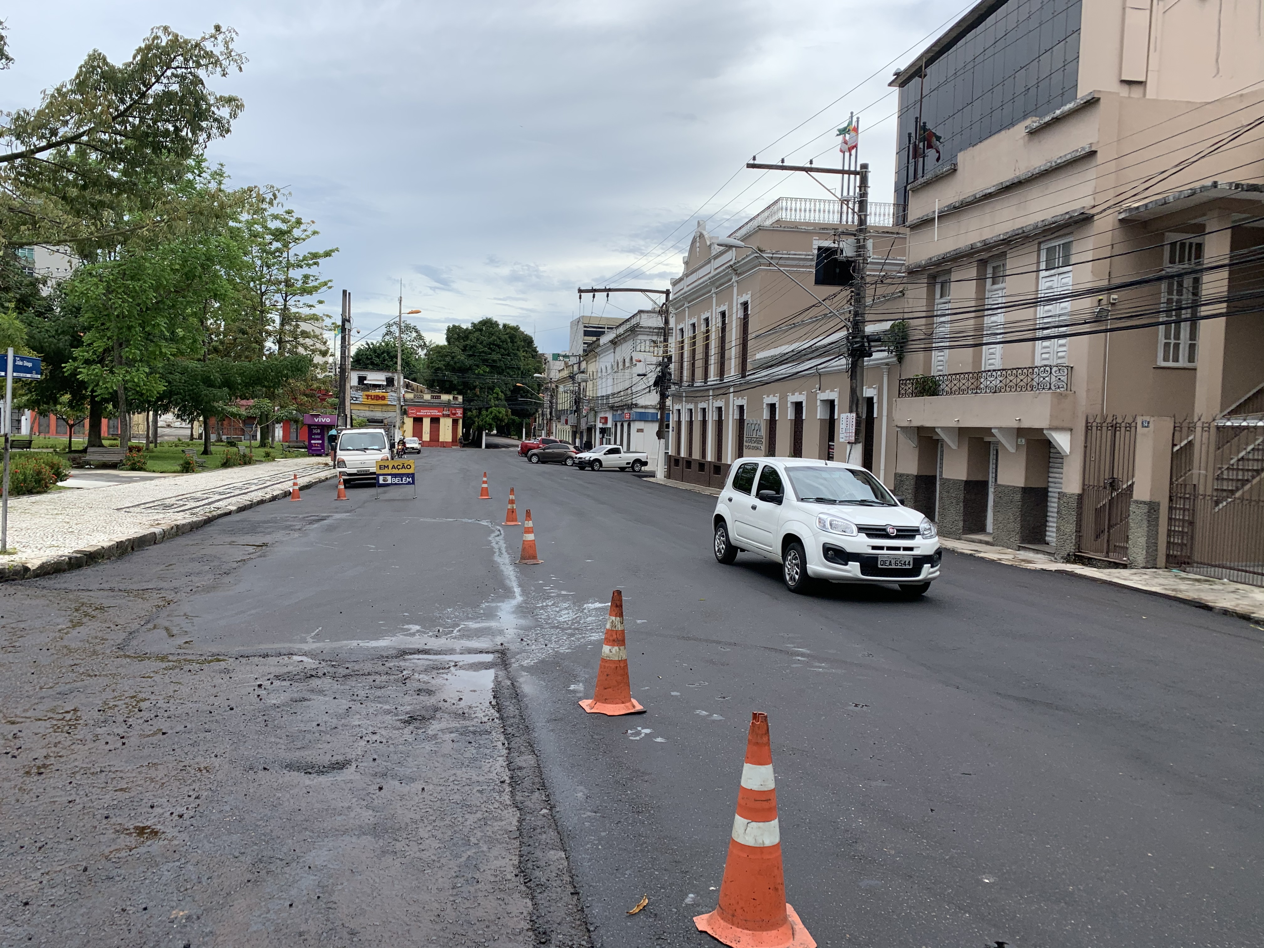 Centro histórico de Belém recebe obras de revitalização