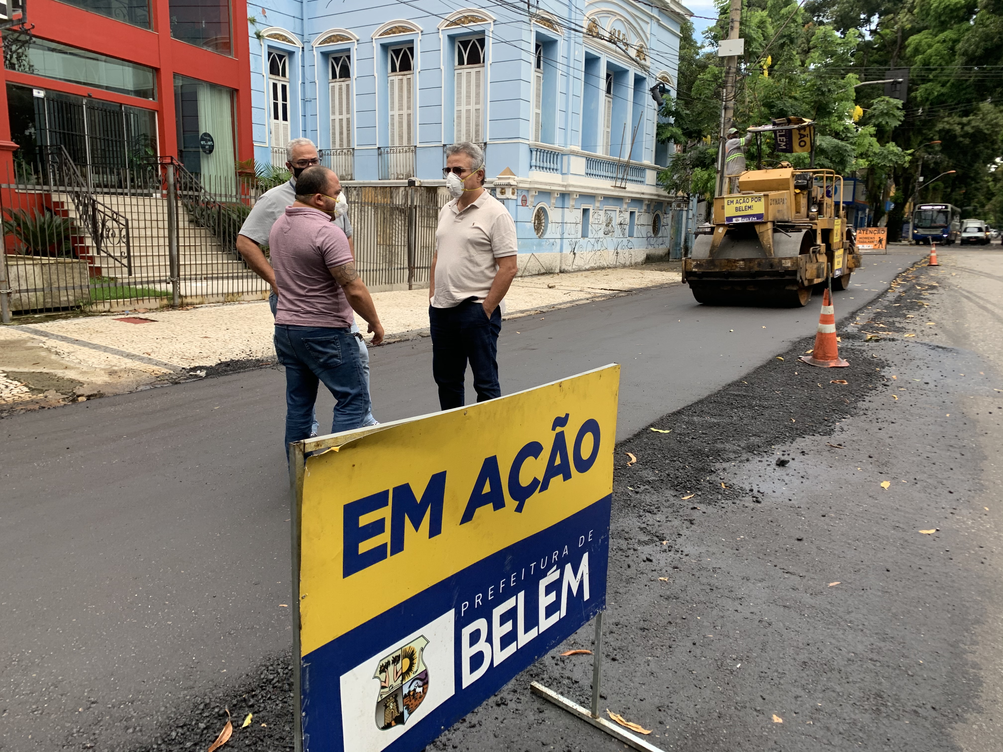 Centro histórico de Belém recebe obras de revitalização