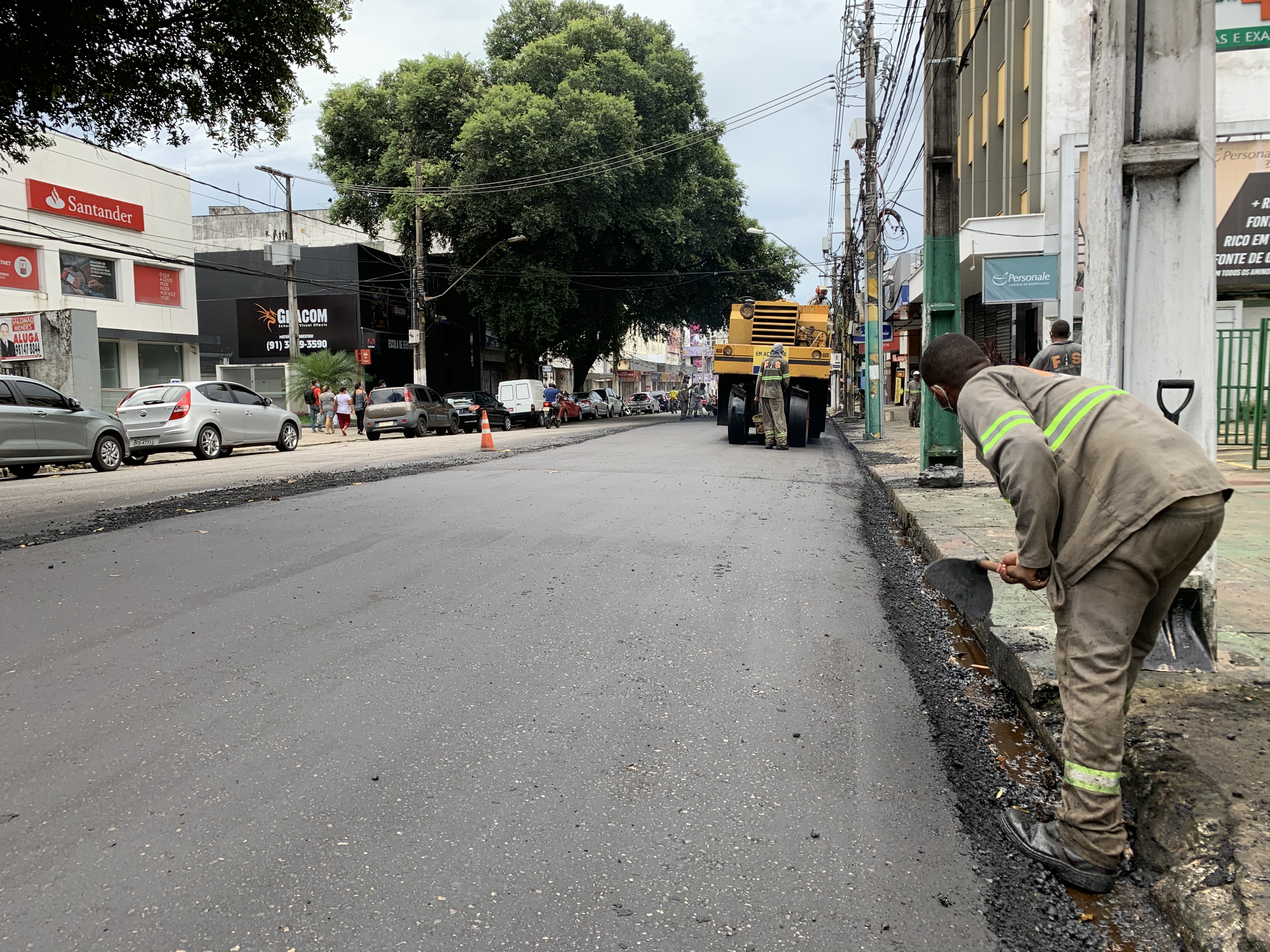 Centro histórico de Belém recebe obras de revitalização